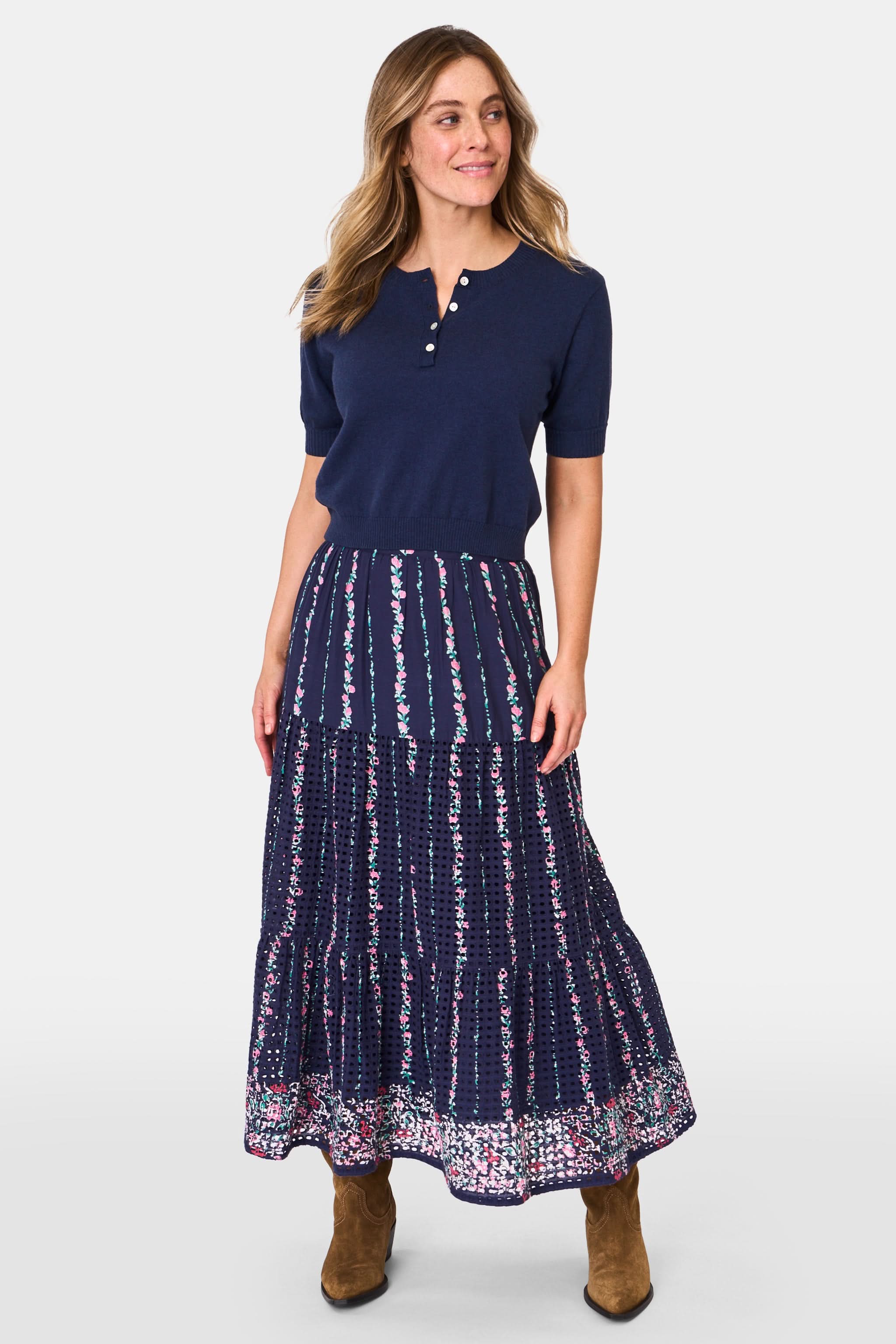 Alba Eyelet Carlisa Skirt - Image 7