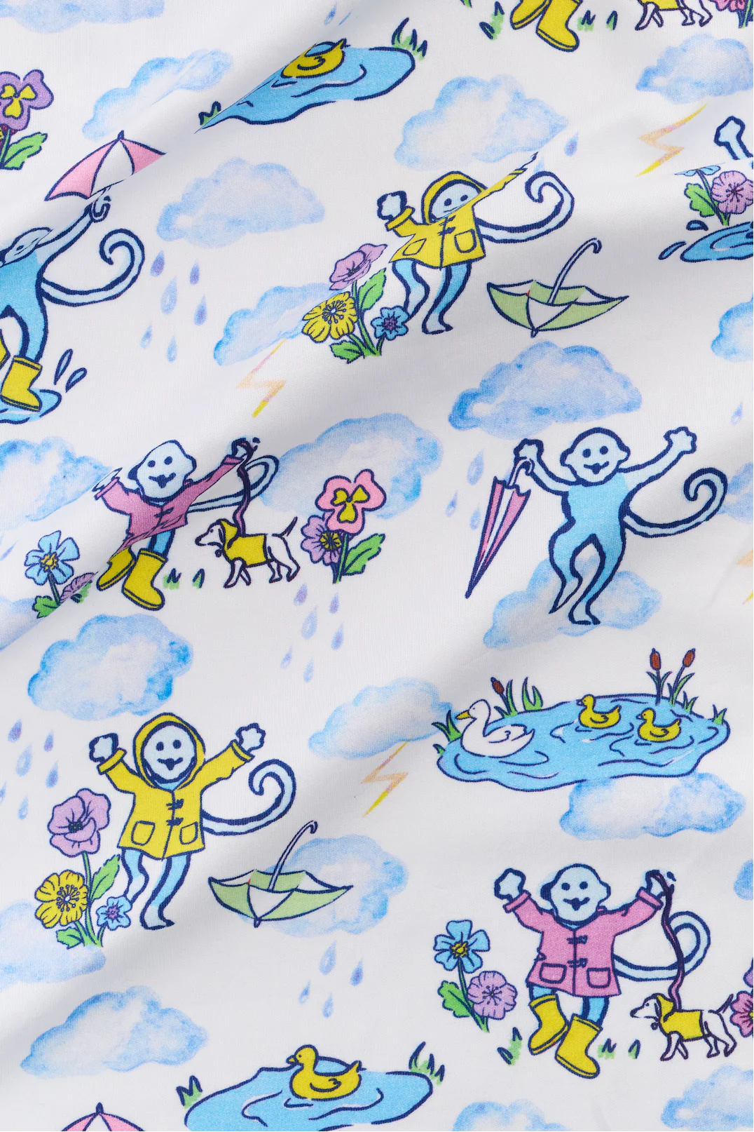 April Showers Long Sleeve Polo Pajamas - Image 6