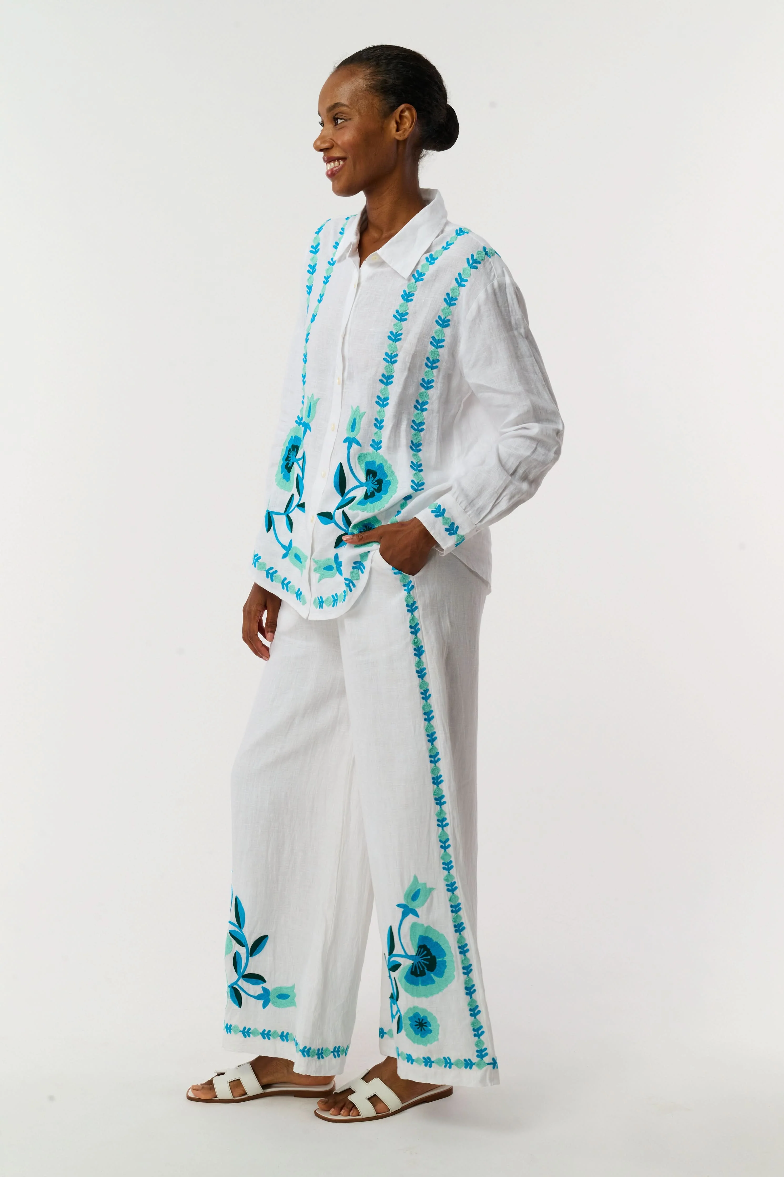Avallon Embroidery Kaylee Pant - Image 4