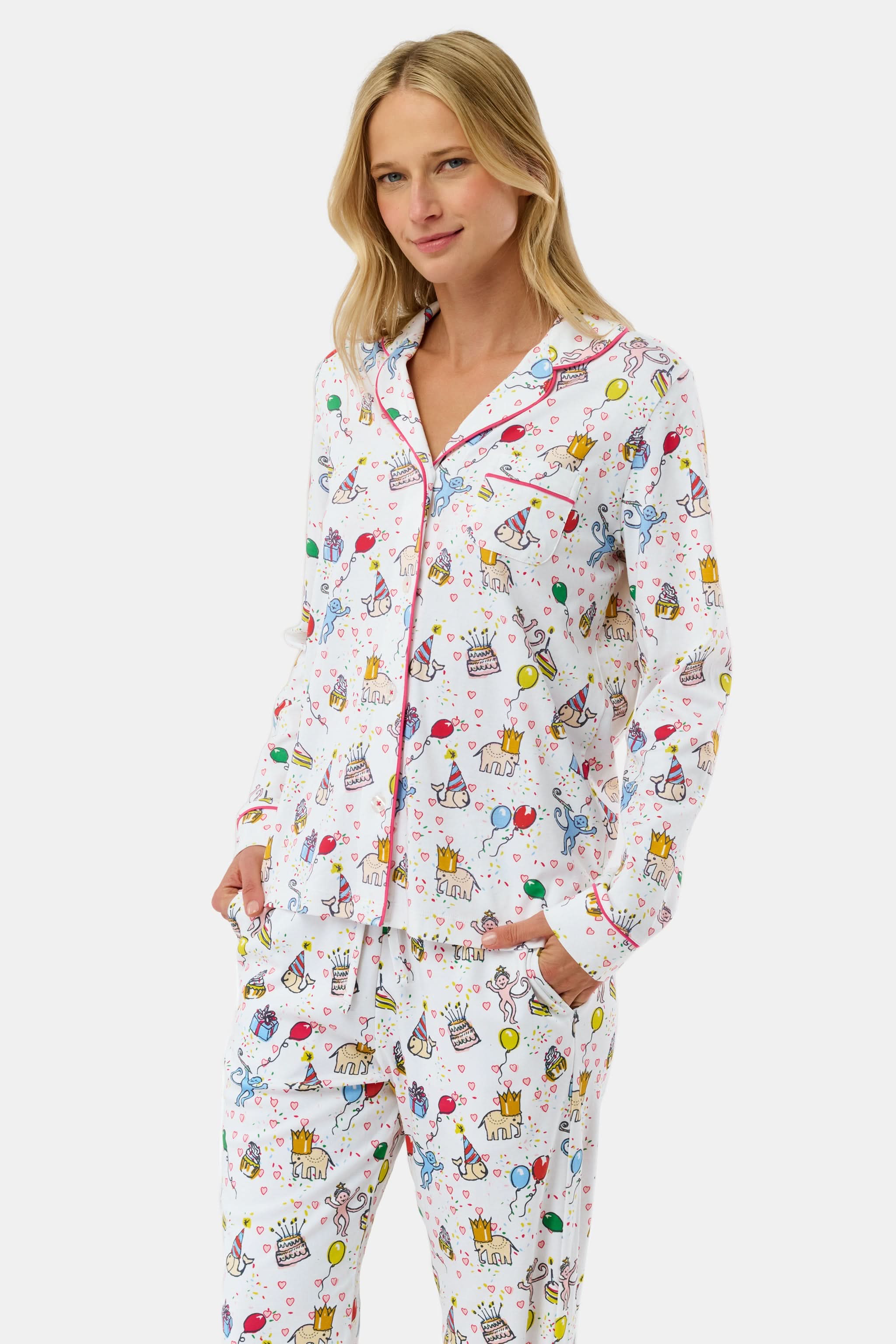 Birthday Bonanza Long Sleeve Polo Pajamas - Image 2