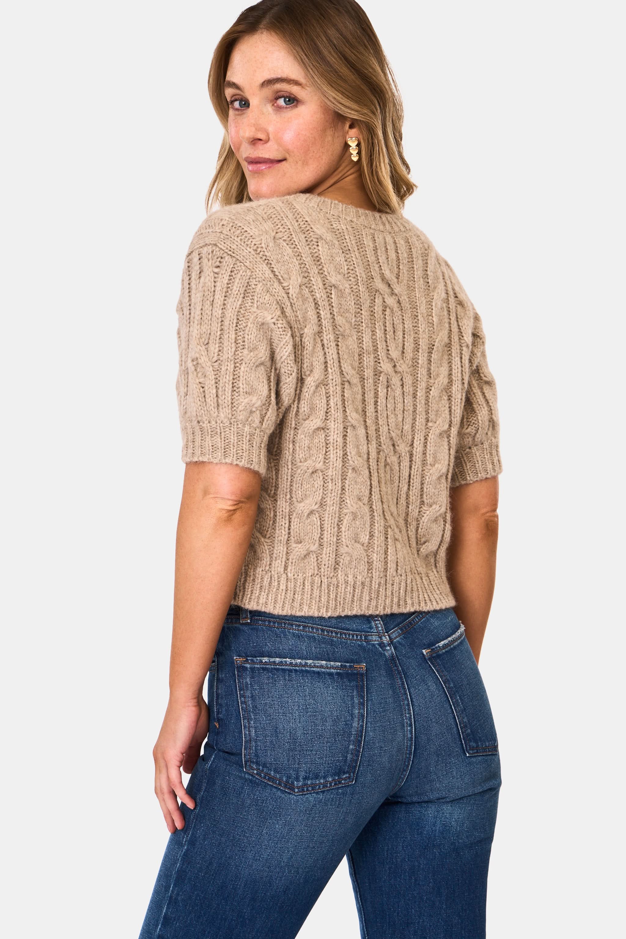 Hattie Cable Knit Sweater - Image 7