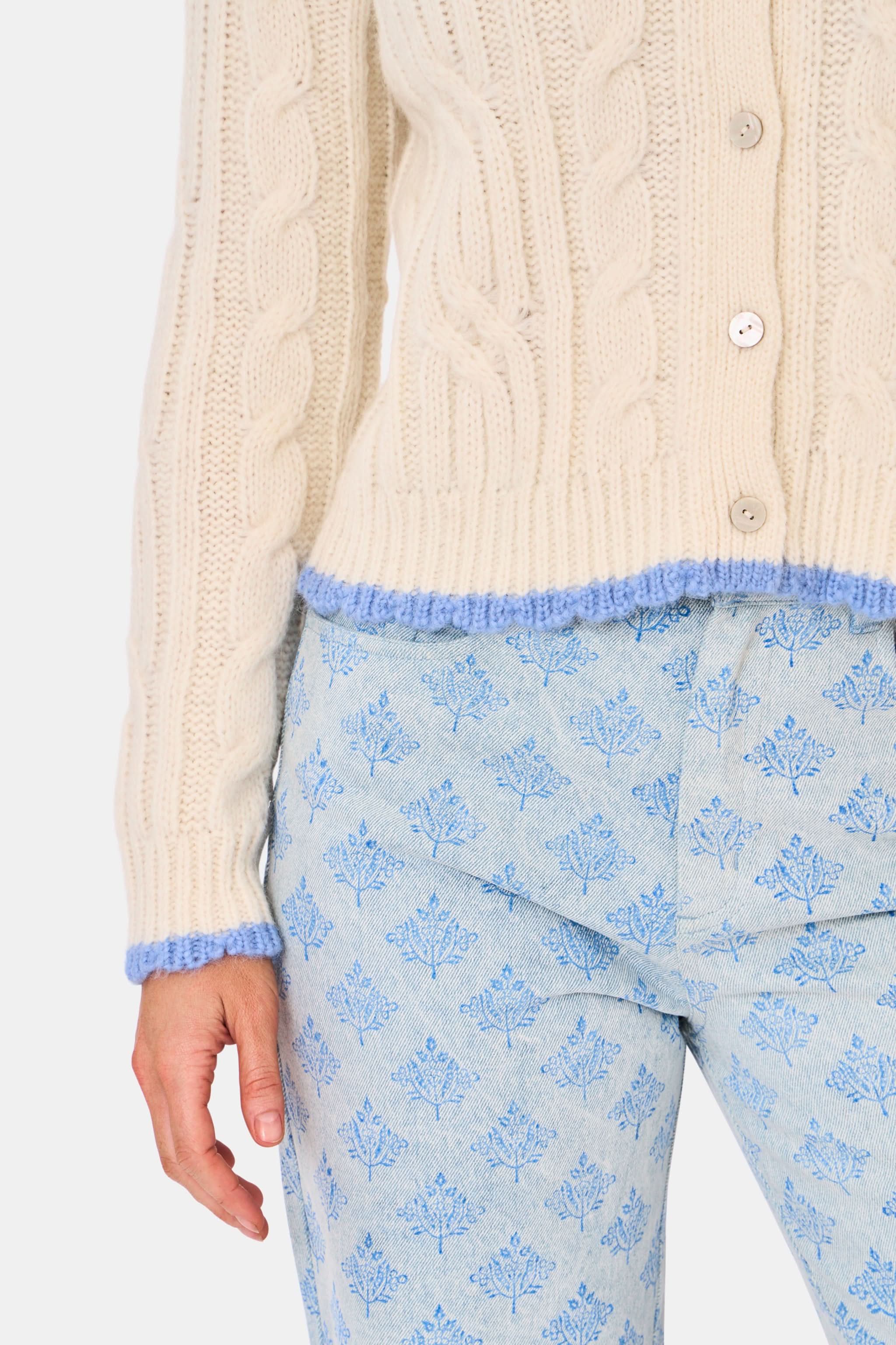 Rosella Cable Knit Cardigan - Image 5