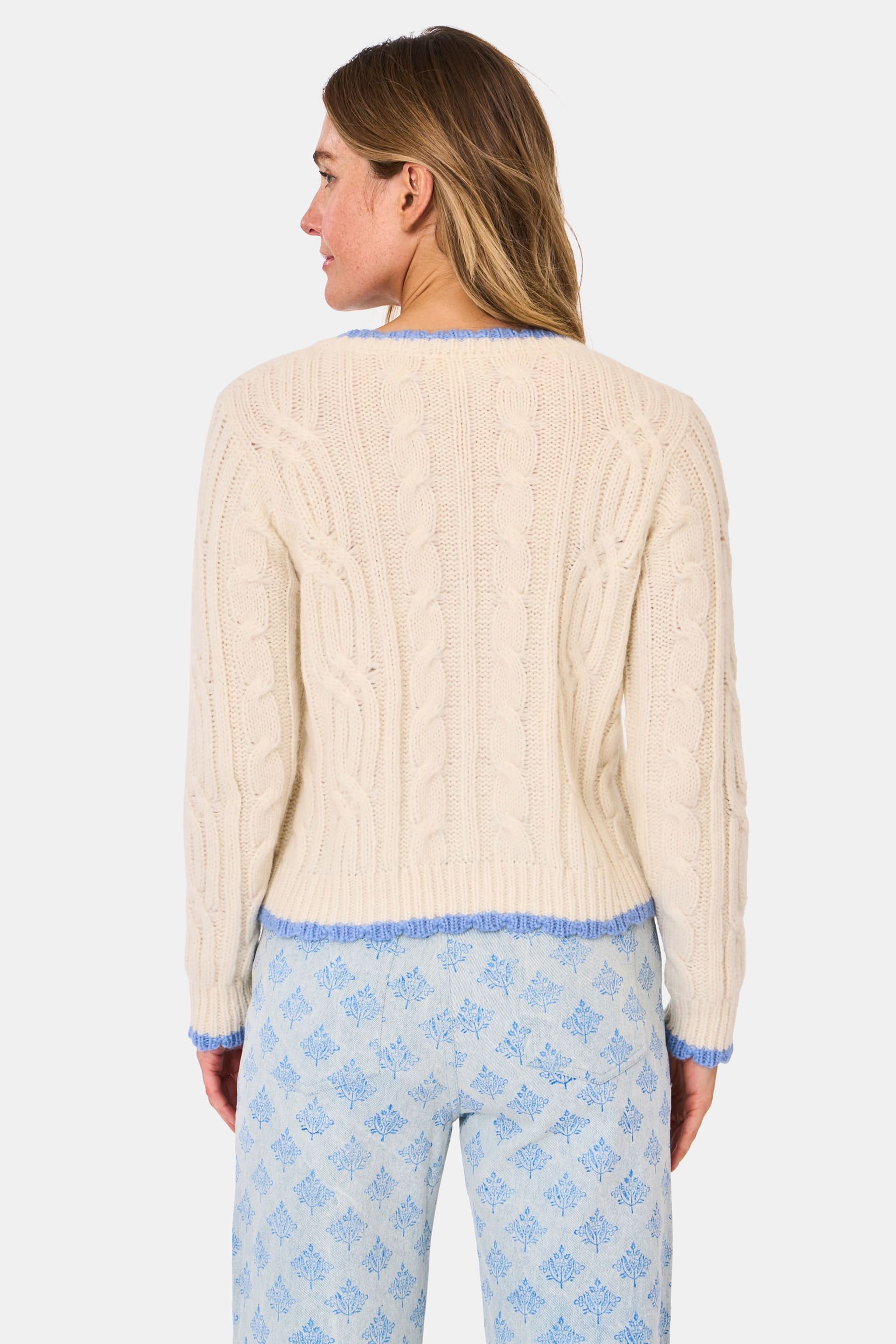 Rosella Cable Knit Cardigan - Image 7