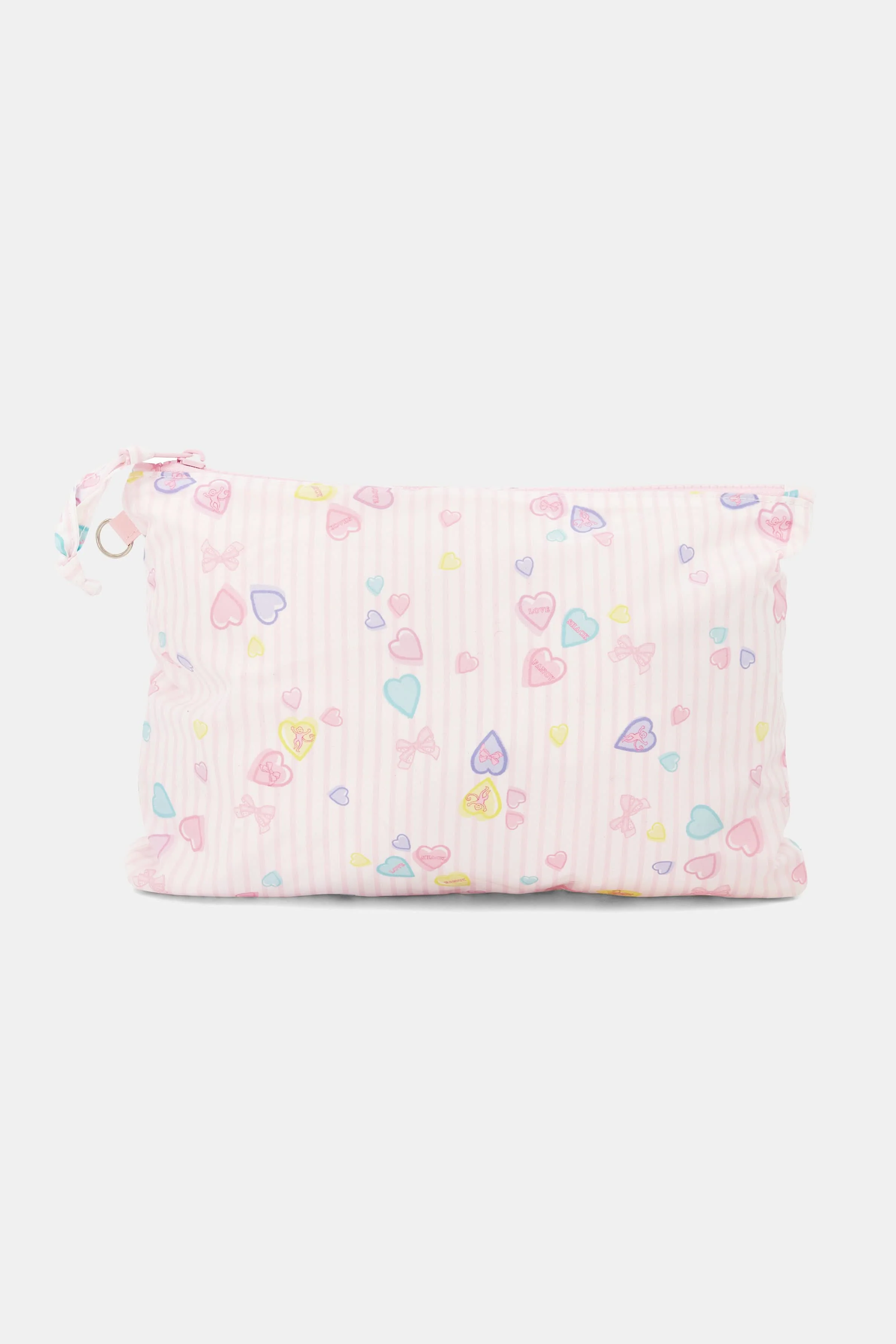 Candy Heart Stripe Quilted Tote - Image 3