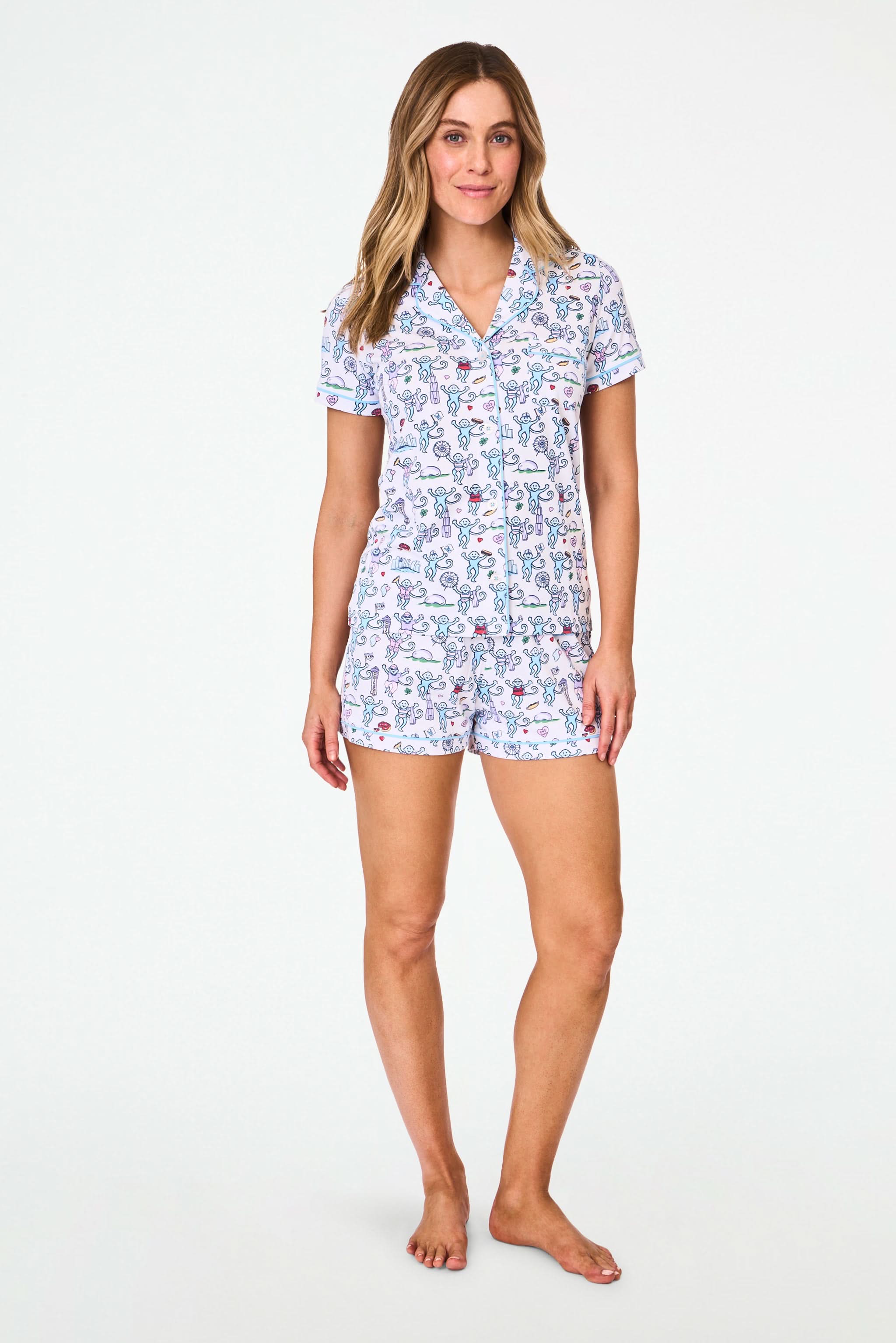 Chicago Monkey Polo Pajamas - Image 2