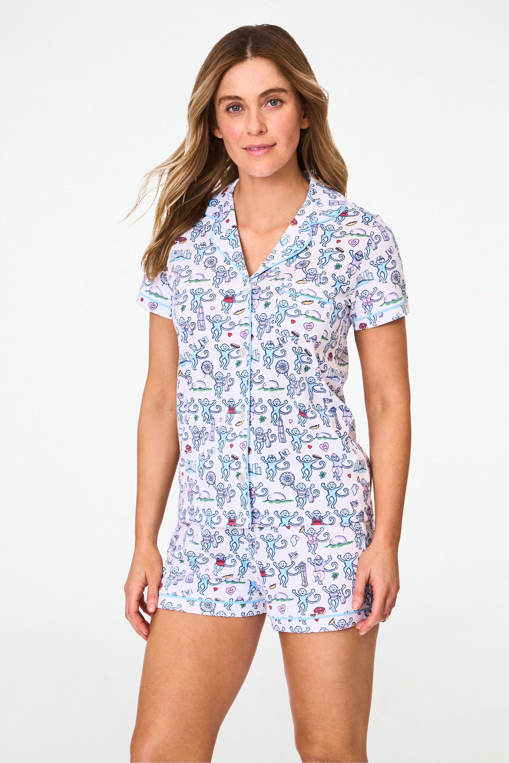 Chicago Monkey Polo Pajamas - Image 3