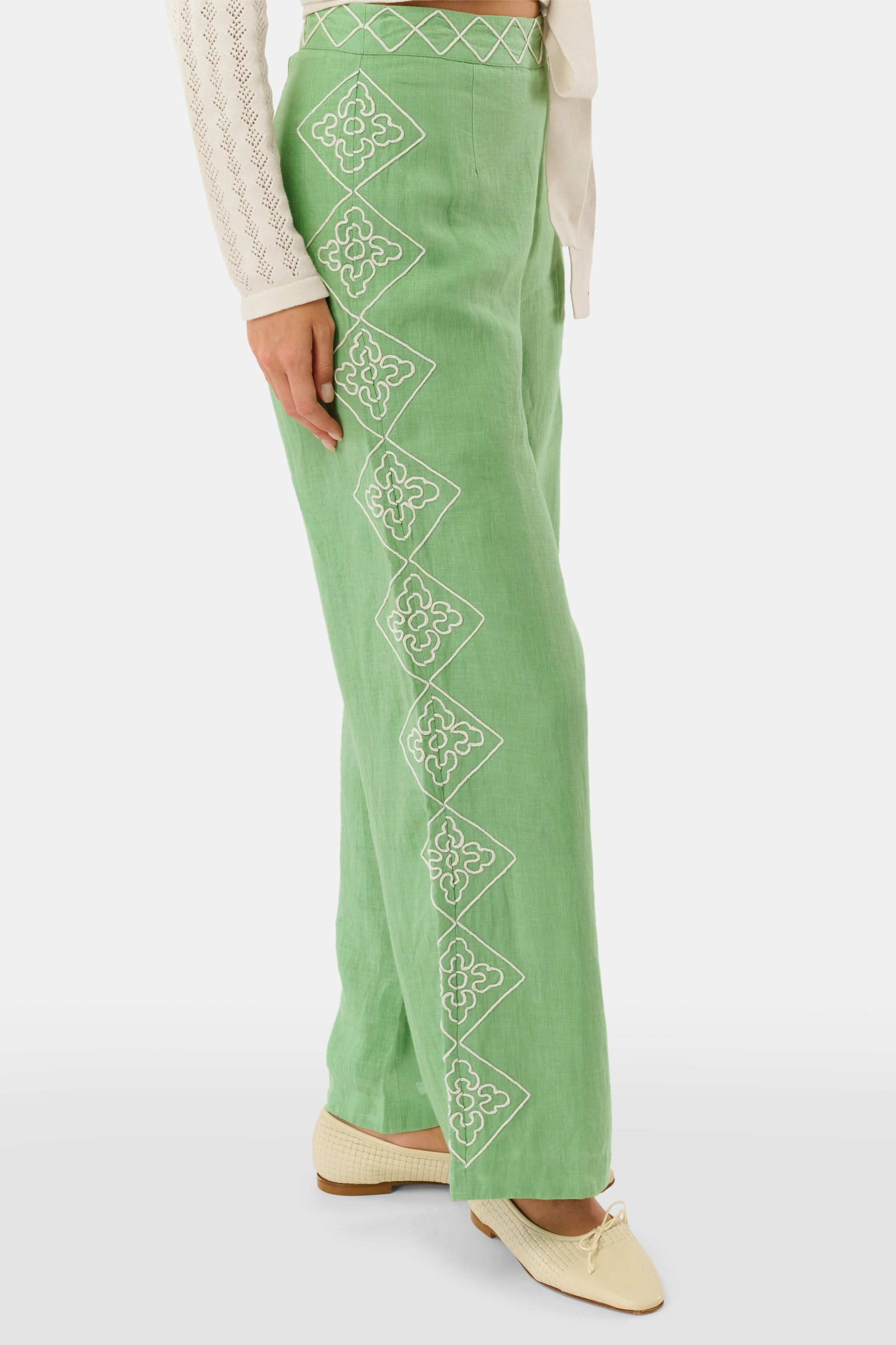 Corded Medallion Sorella Pants
