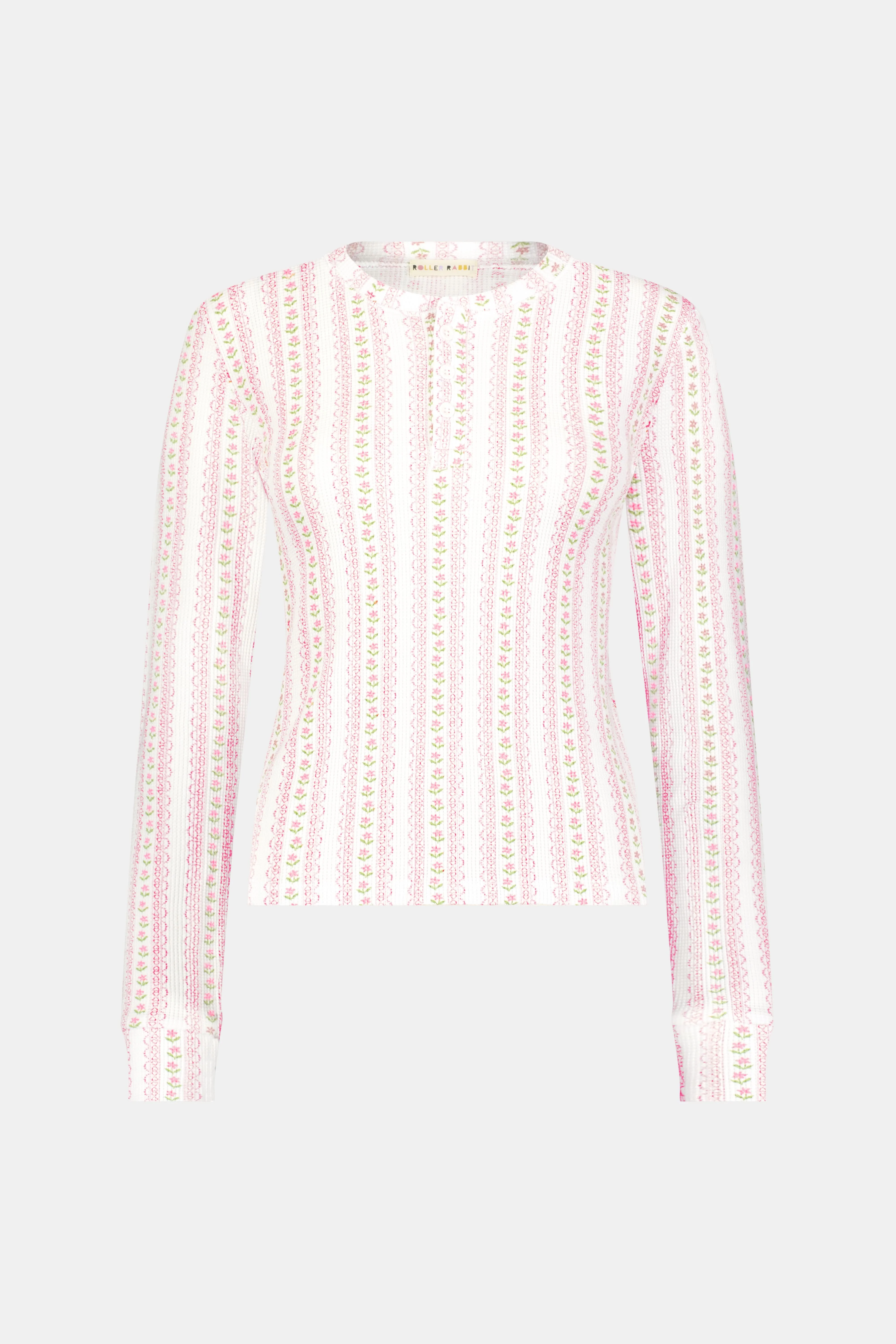 Daisy Heart Stripe Rosemary Top - Image 6
