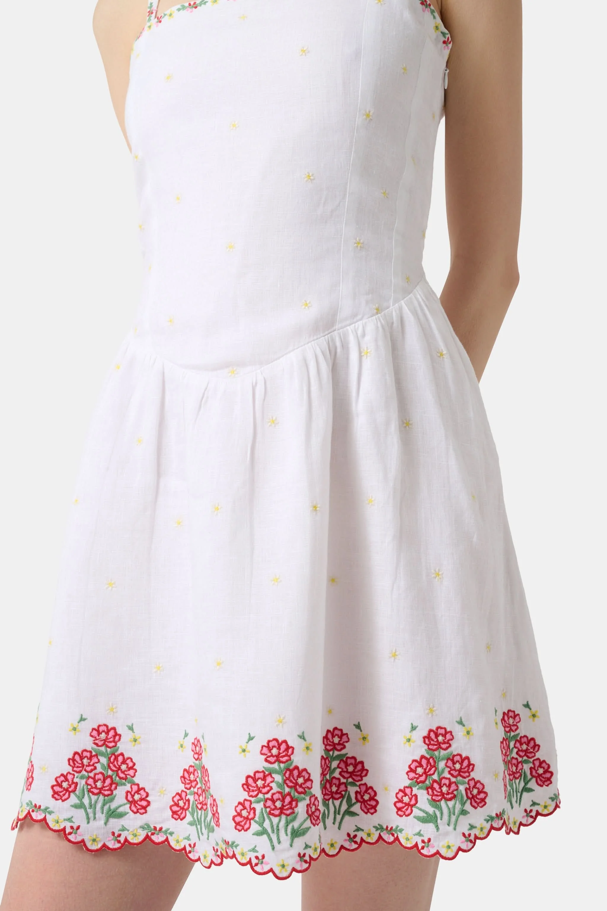 Ditsy Floral Embroidery Hannah Dress - Image 3