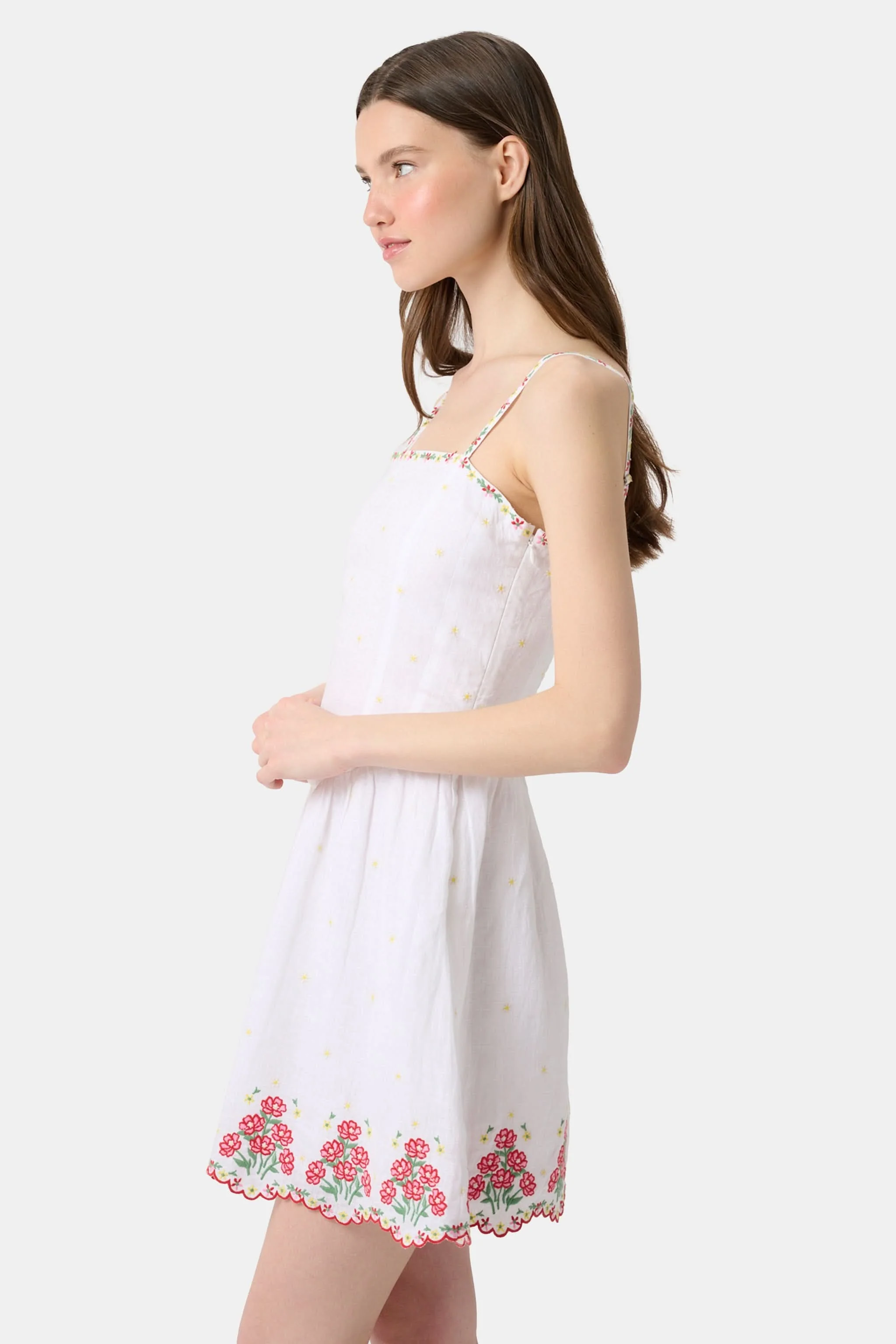 Ditsy Floral Embroidery Hannah Dress - Image 4
