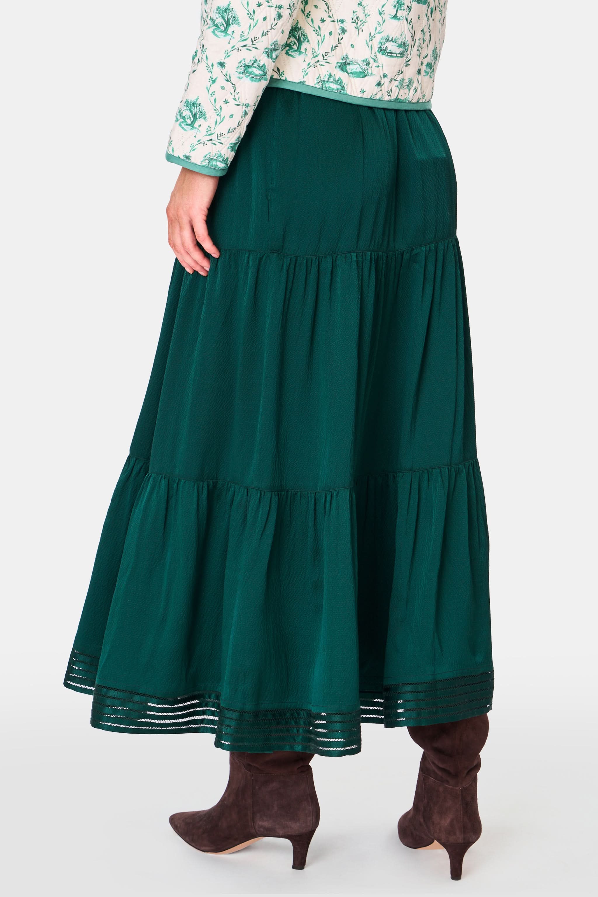Feather Stitch Embroidery Carlisa Skirt - Image 5