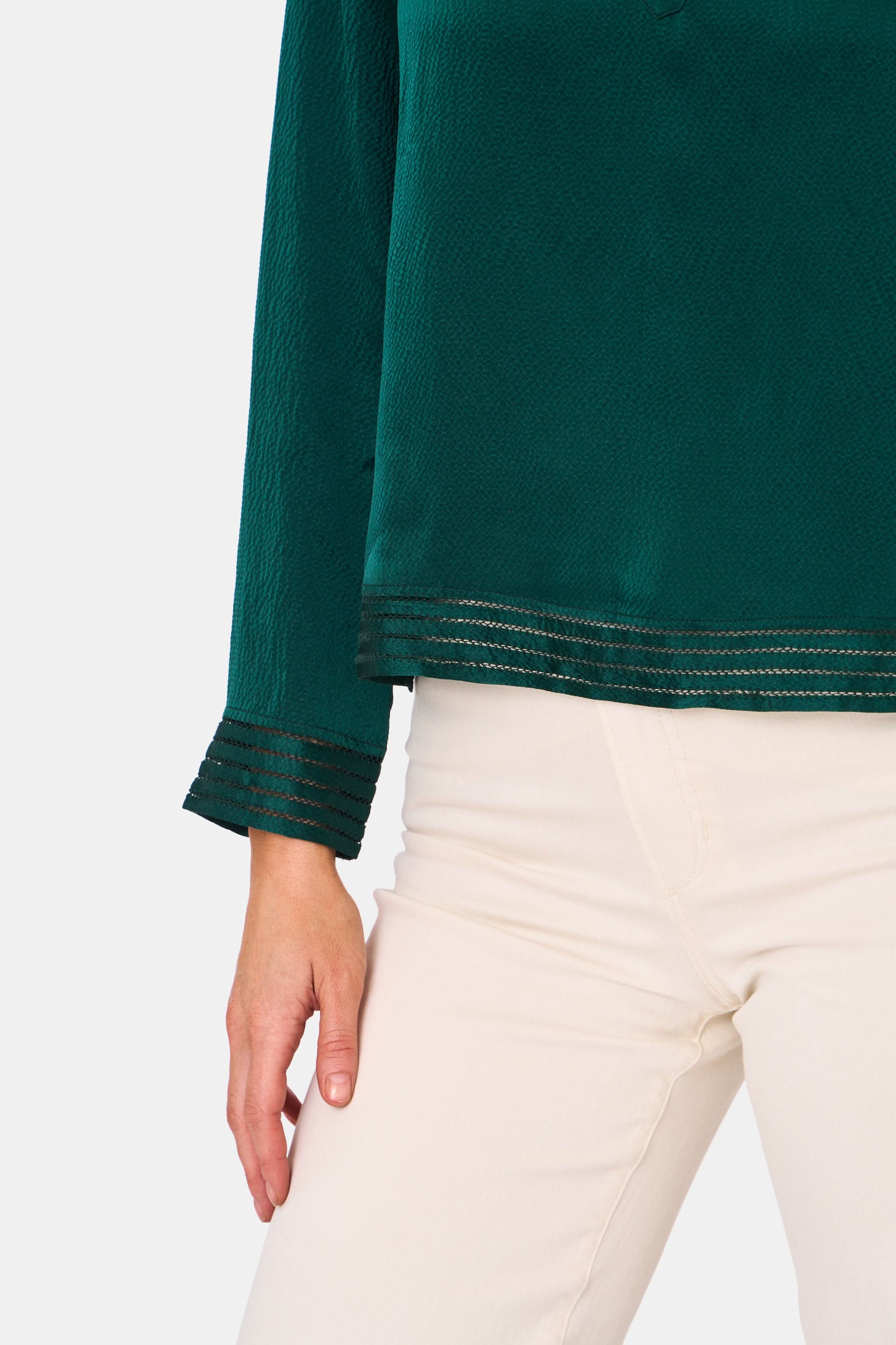 Feather Stitch Embroidery Marcy Top - Image 4