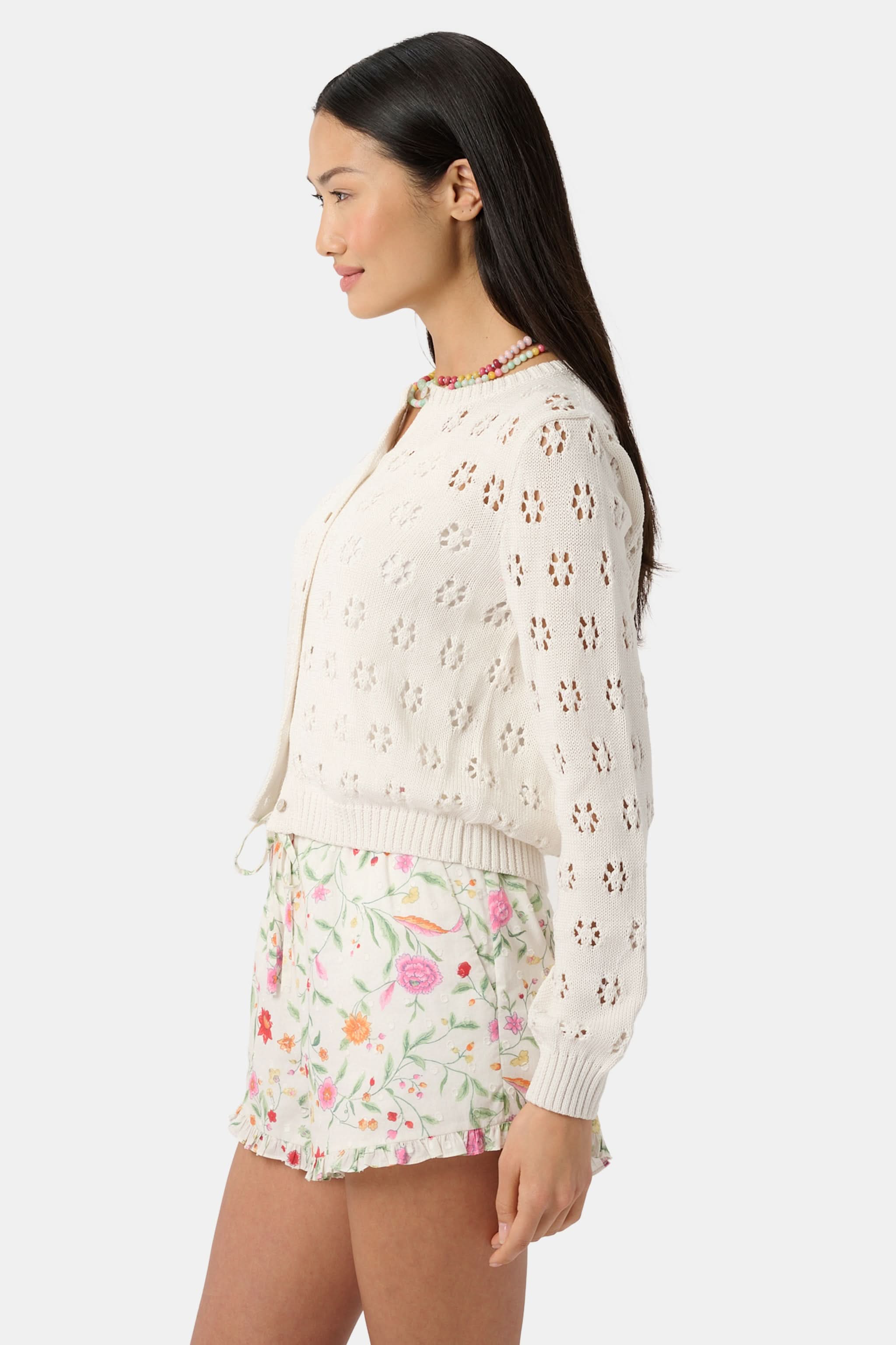 Floral Crochet Moxie Cardigan - Image 5