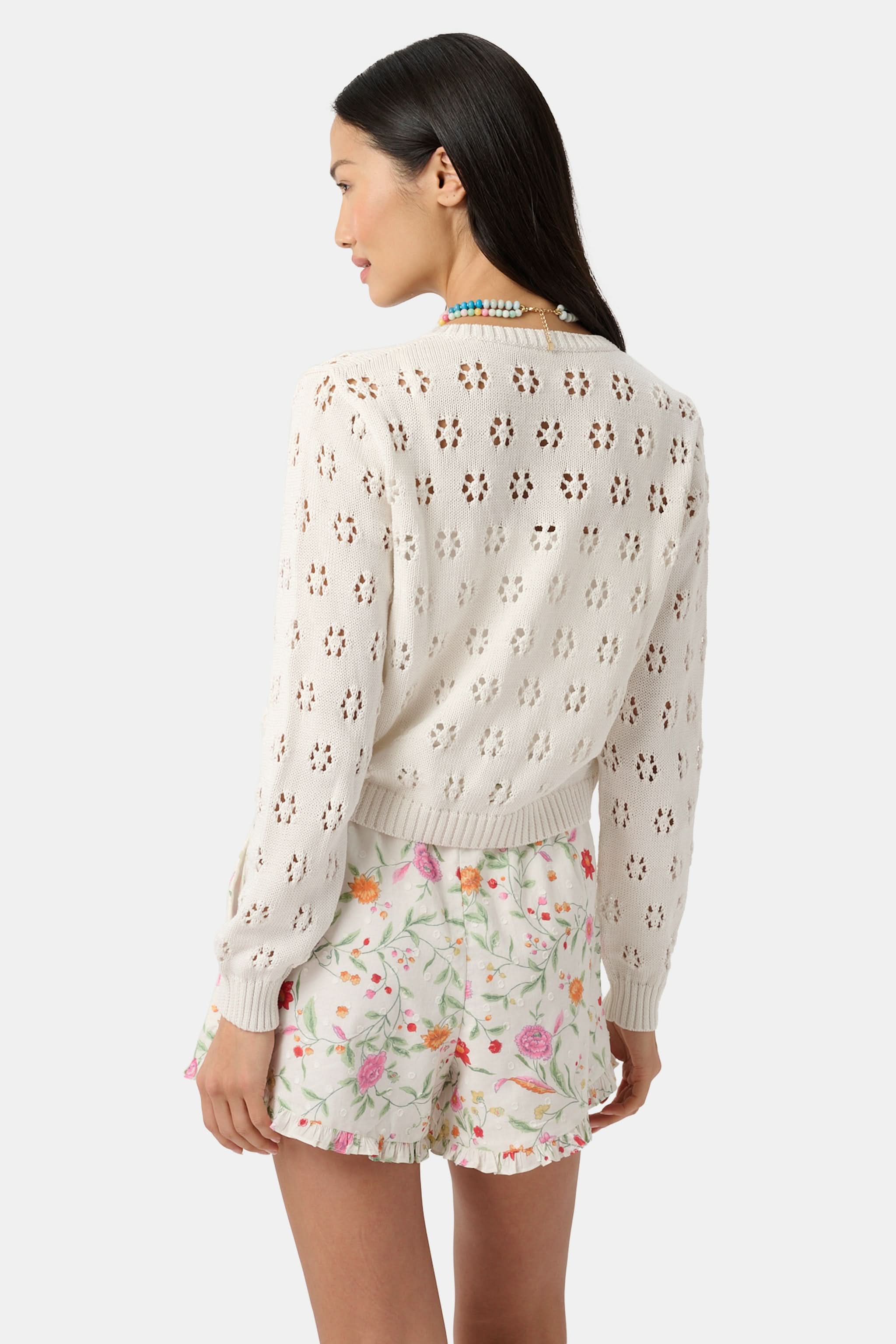 Floral Crochet Moxie Cardigan - Image 8