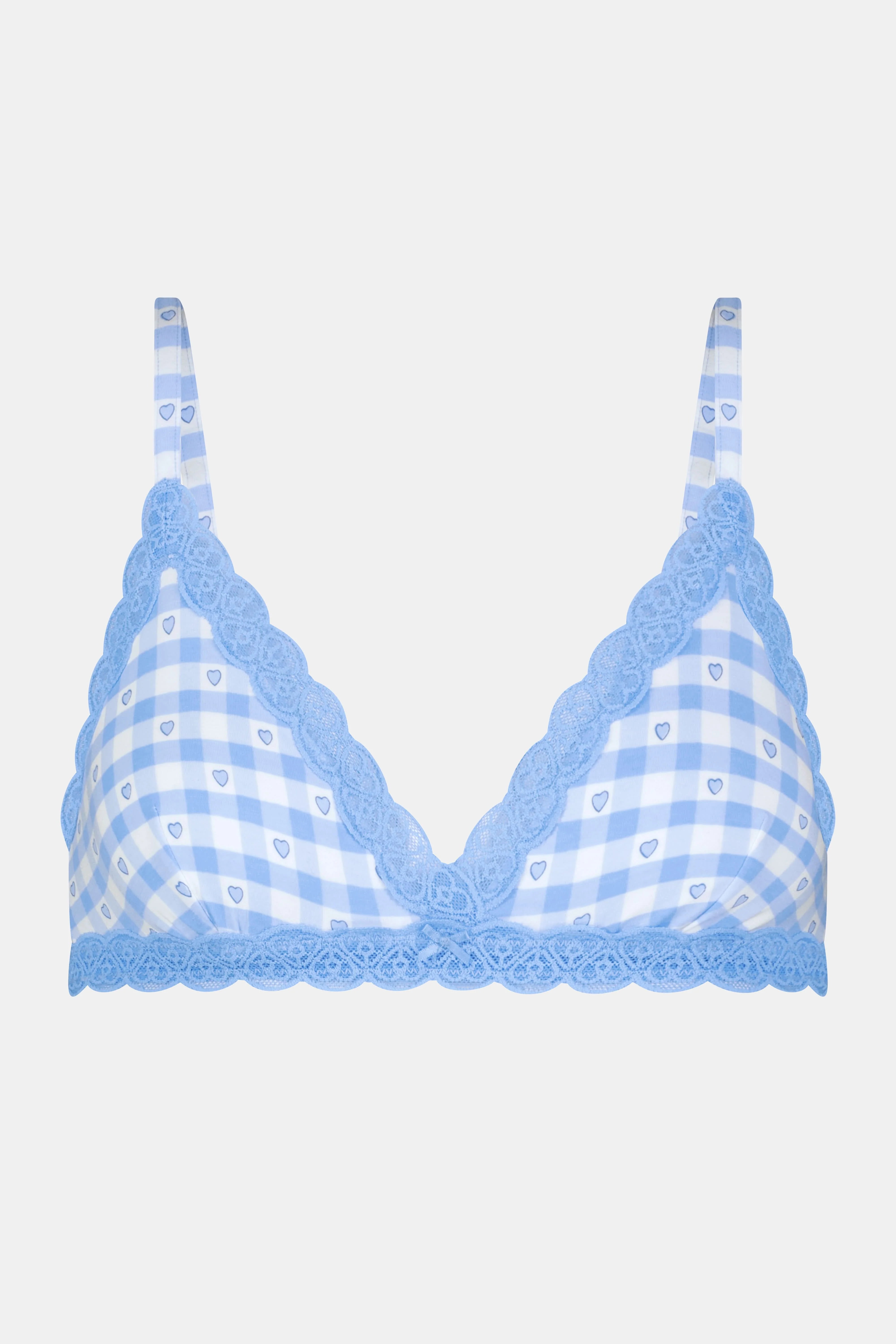 Gingham Hearts Jane Bralette - Image 2
