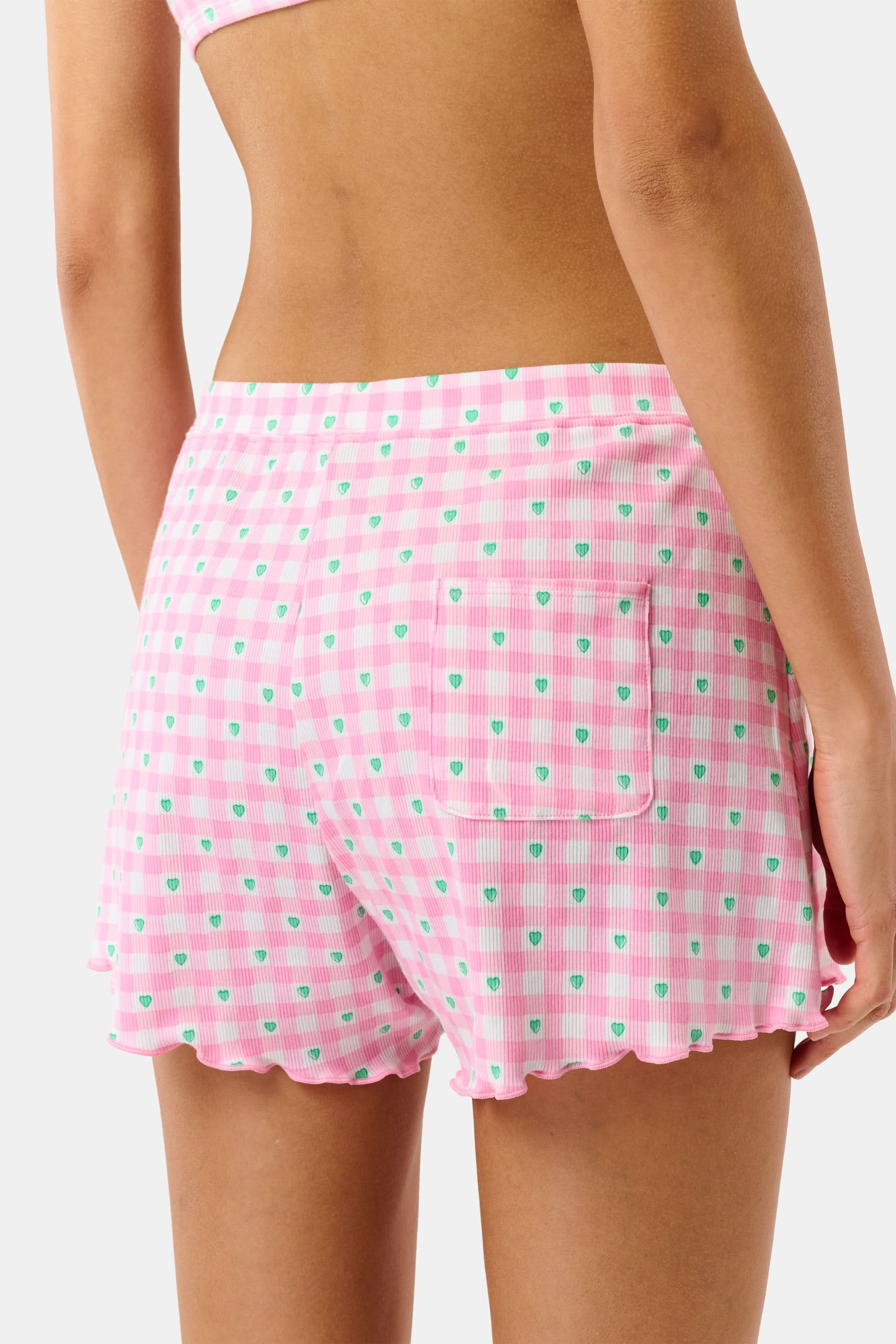 Gingham Hearts Sullivan Shortie - Image 5
