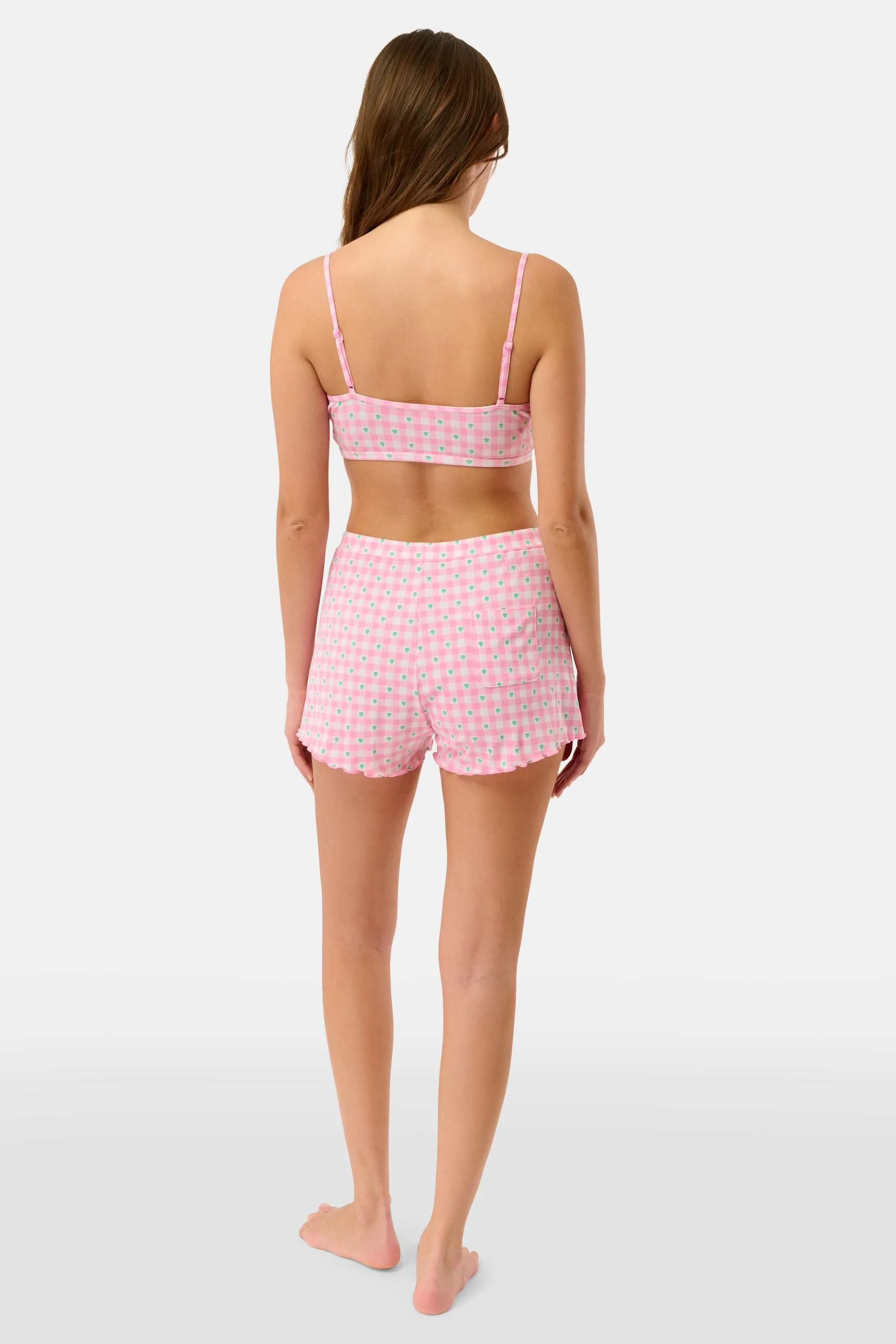 Gingham Hearts Sullivan Shortie - Image 6
