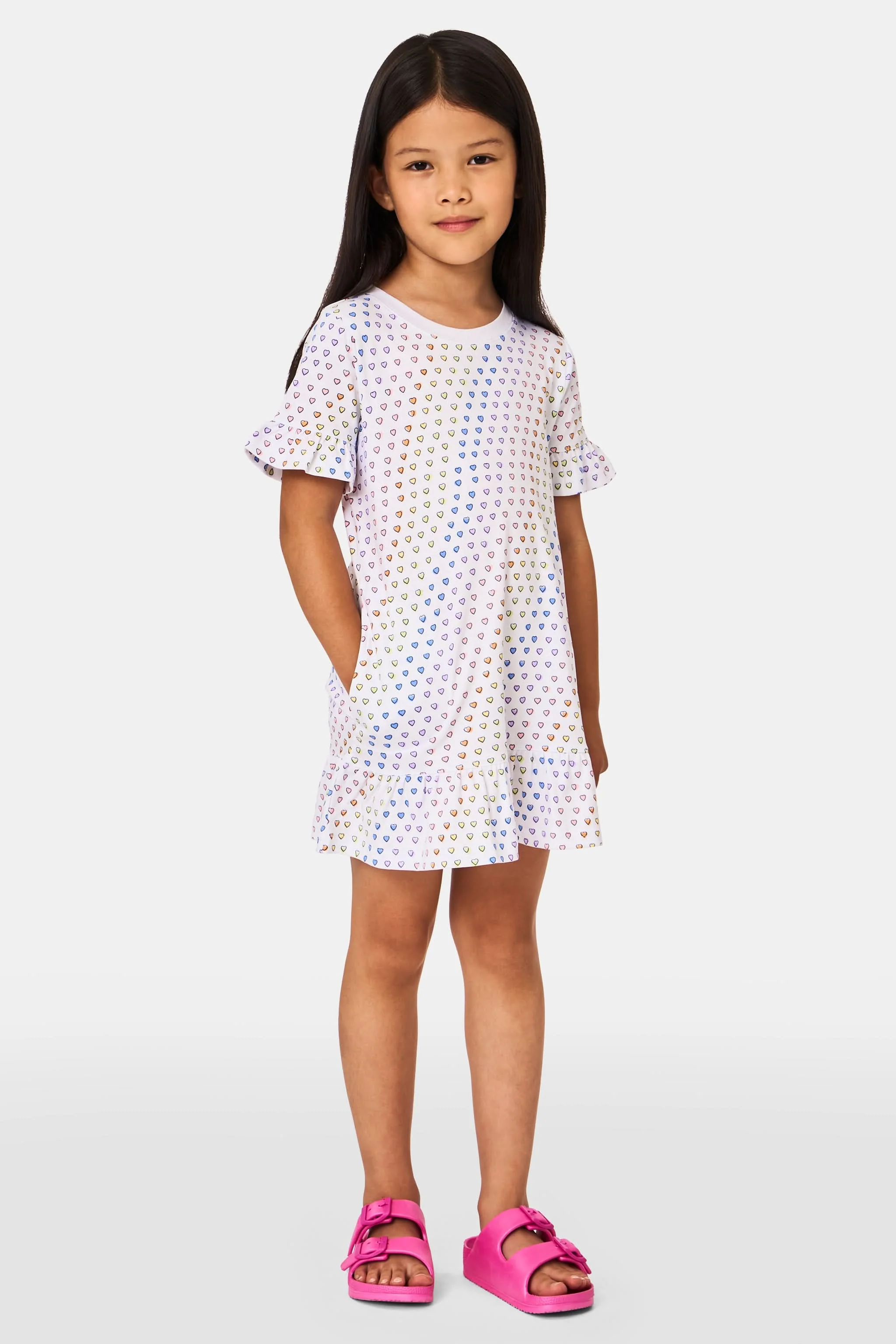Girls Disco Hearts Esme Dress - Image 4