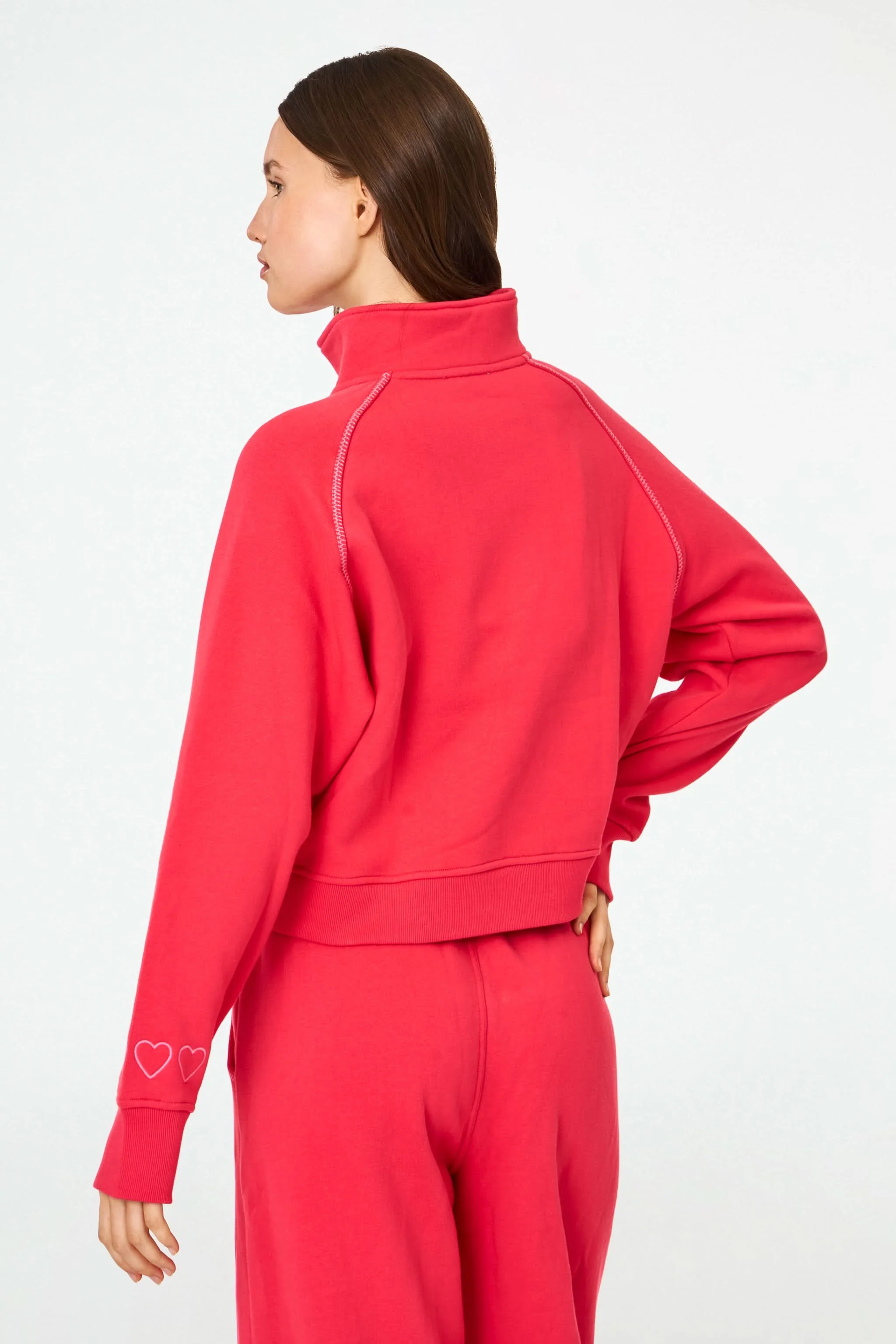 Hearts Embroidered Hudson Sweatshirt - Image 7