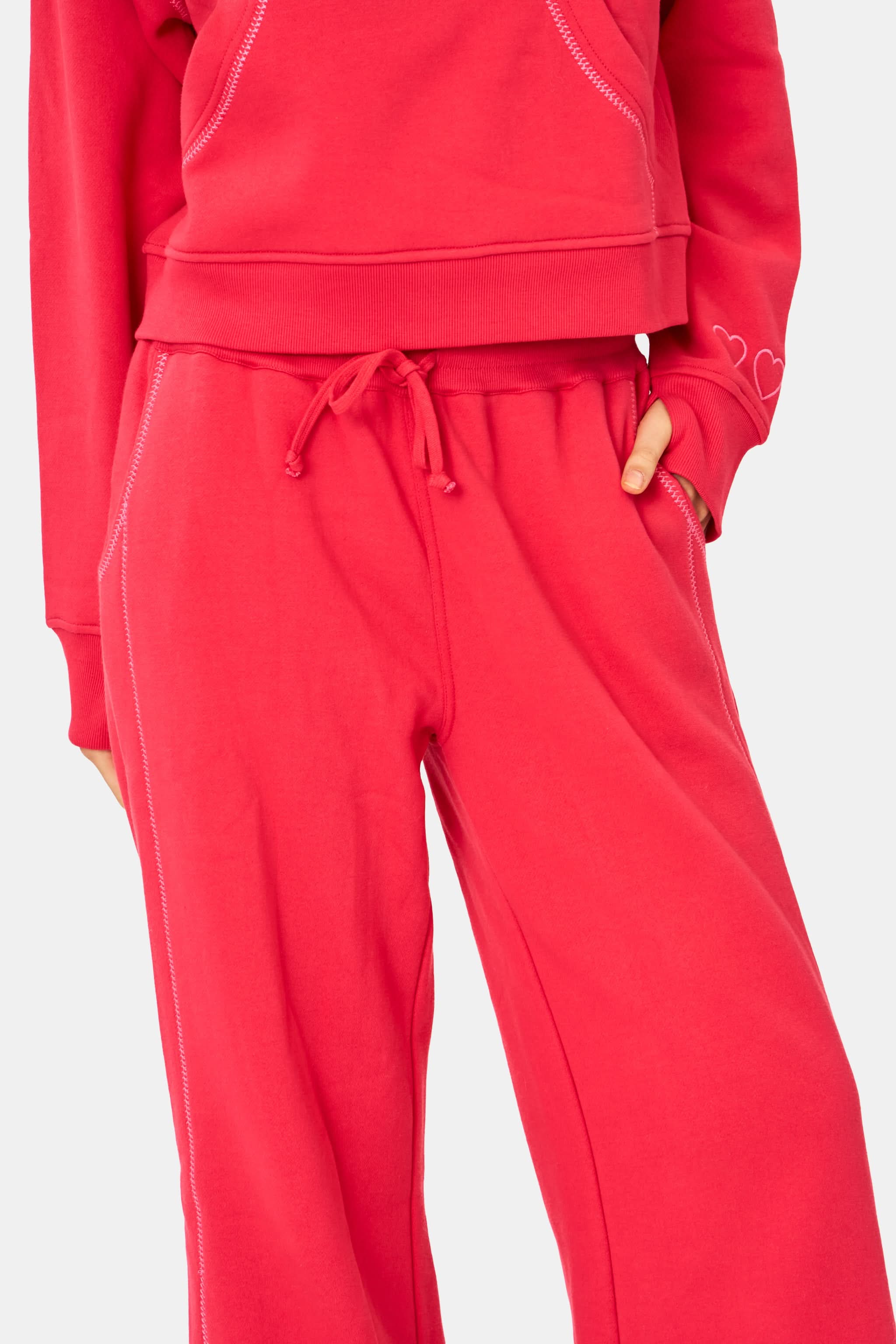 Hearts Embroidered Turner Pant - Image 2