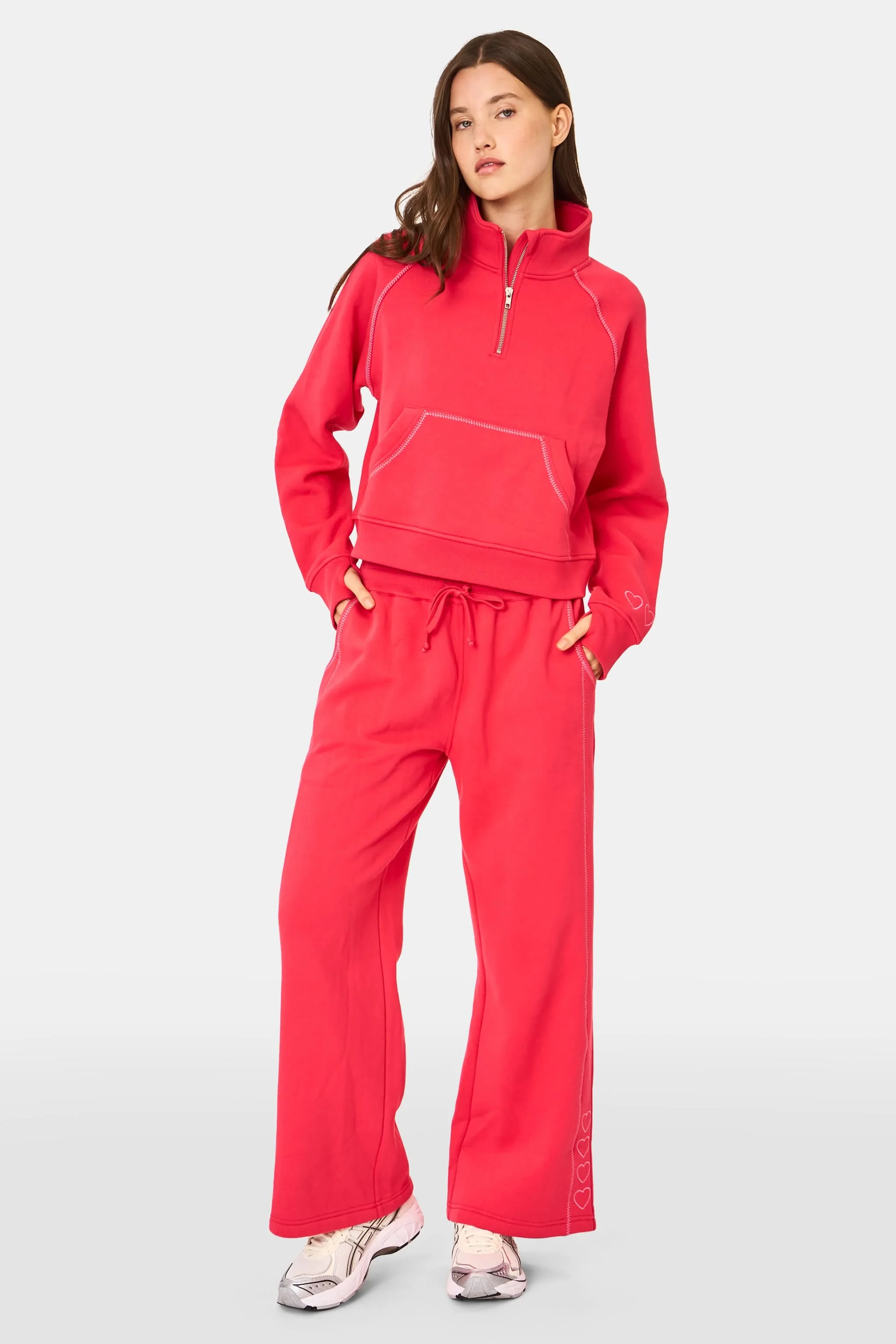 Hearts Embroidered Turner Pant - Image 3