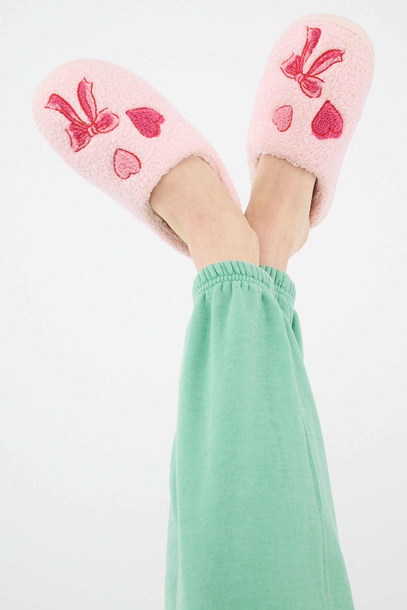 Hearts N' Bows Fuzzy Slipper - Image 2