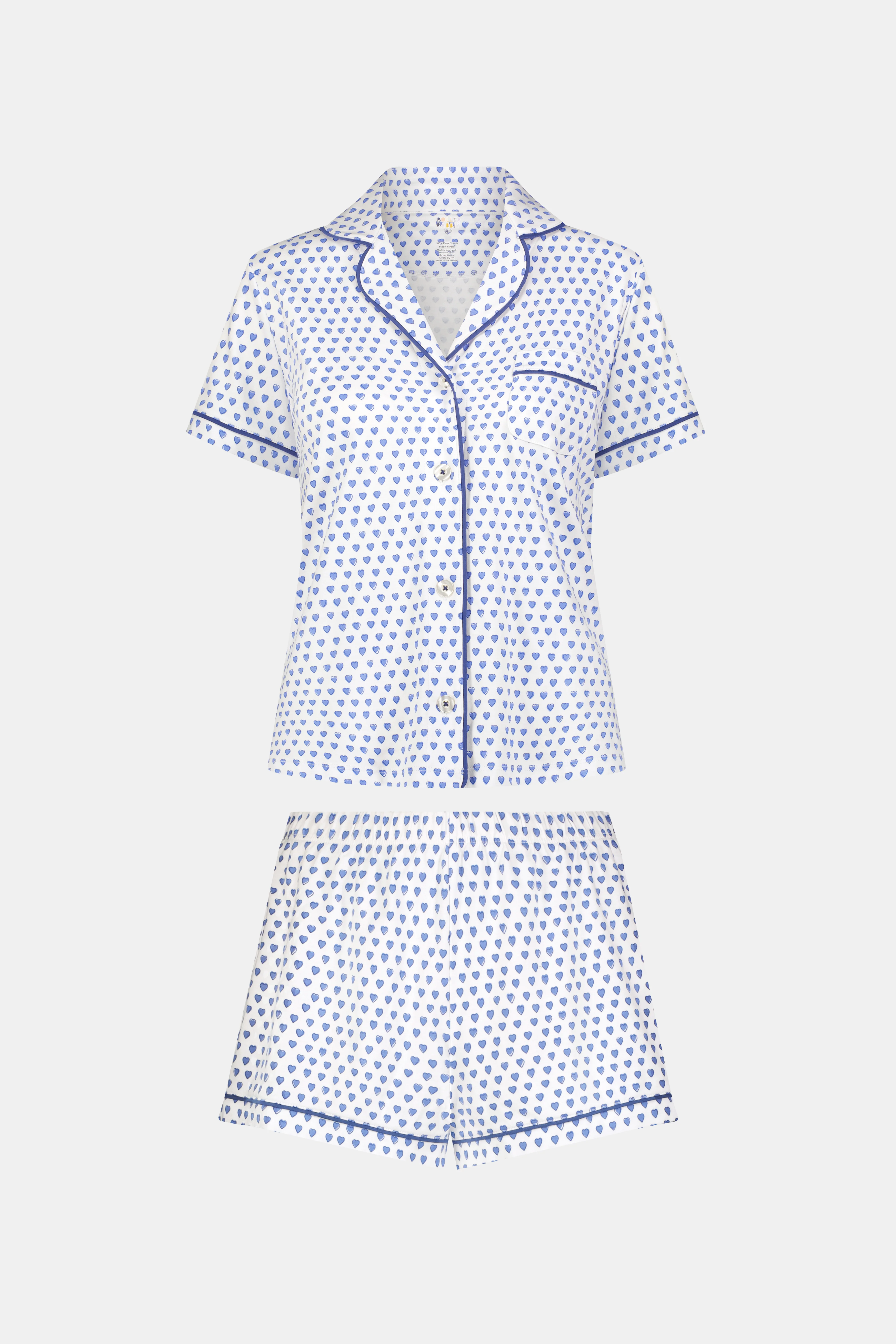 Hearts Polo Pajamas - Image 11