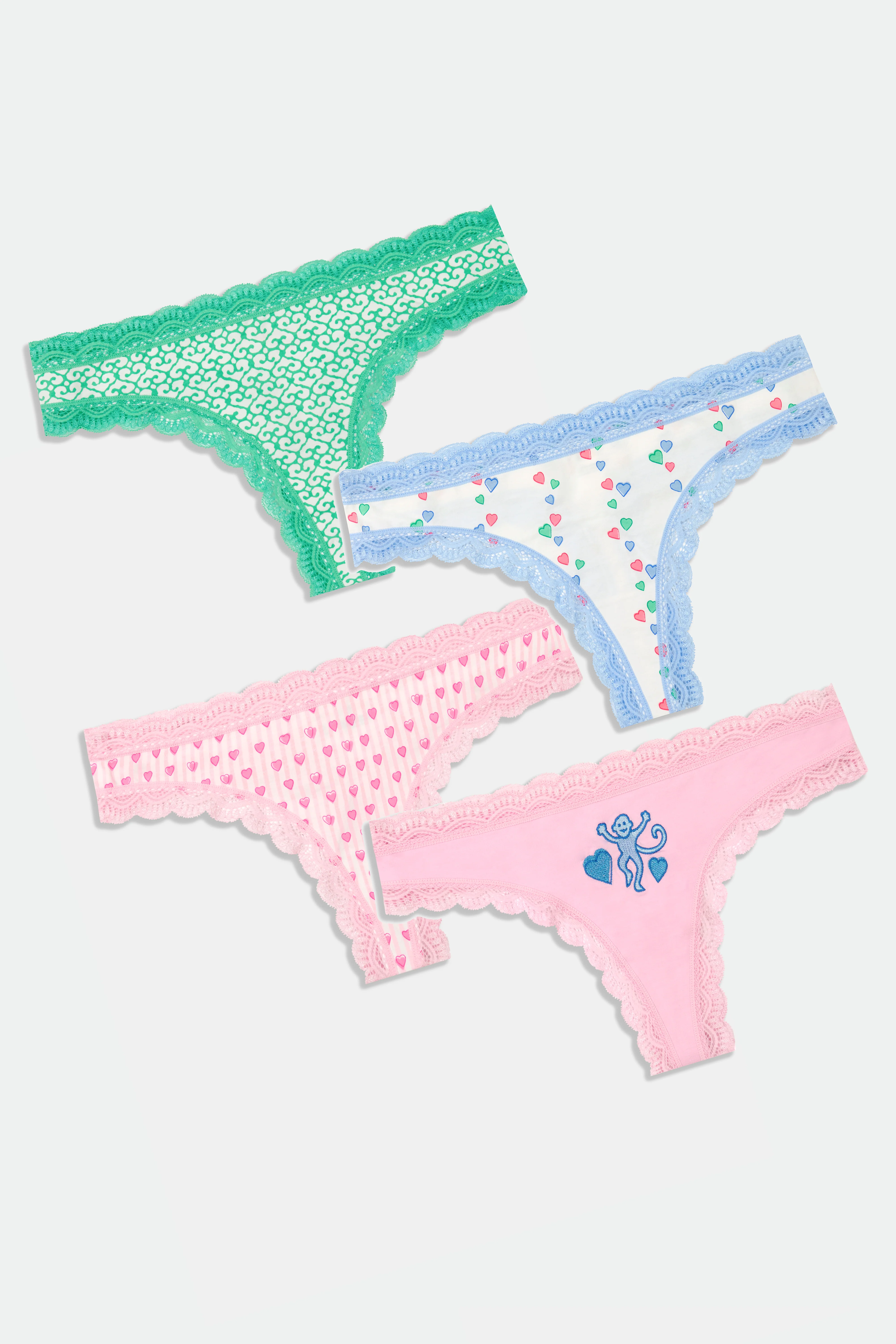 Icons Thong 4 Pack - Image 8