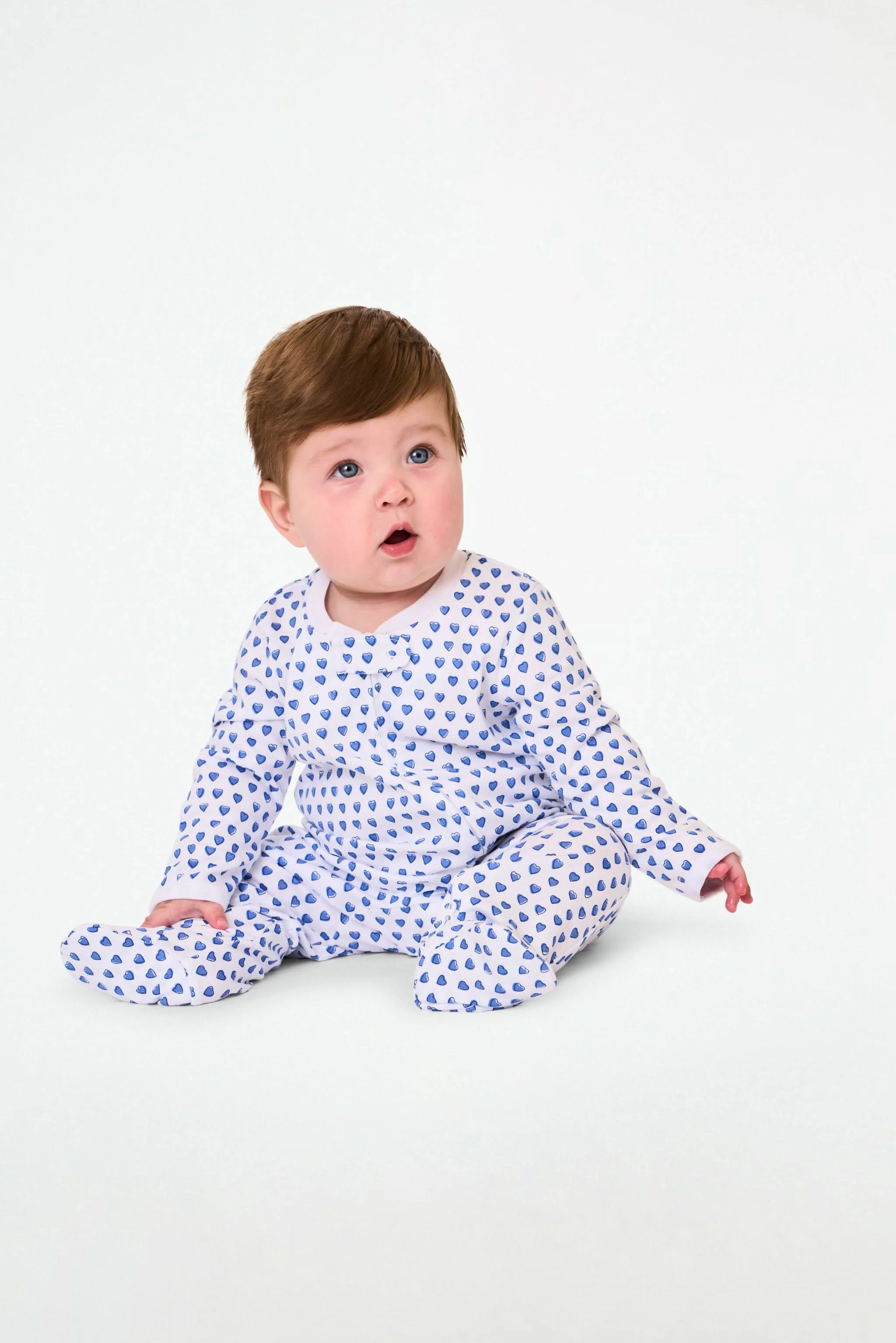 Infant Hearts Zipper Footie - Image 3