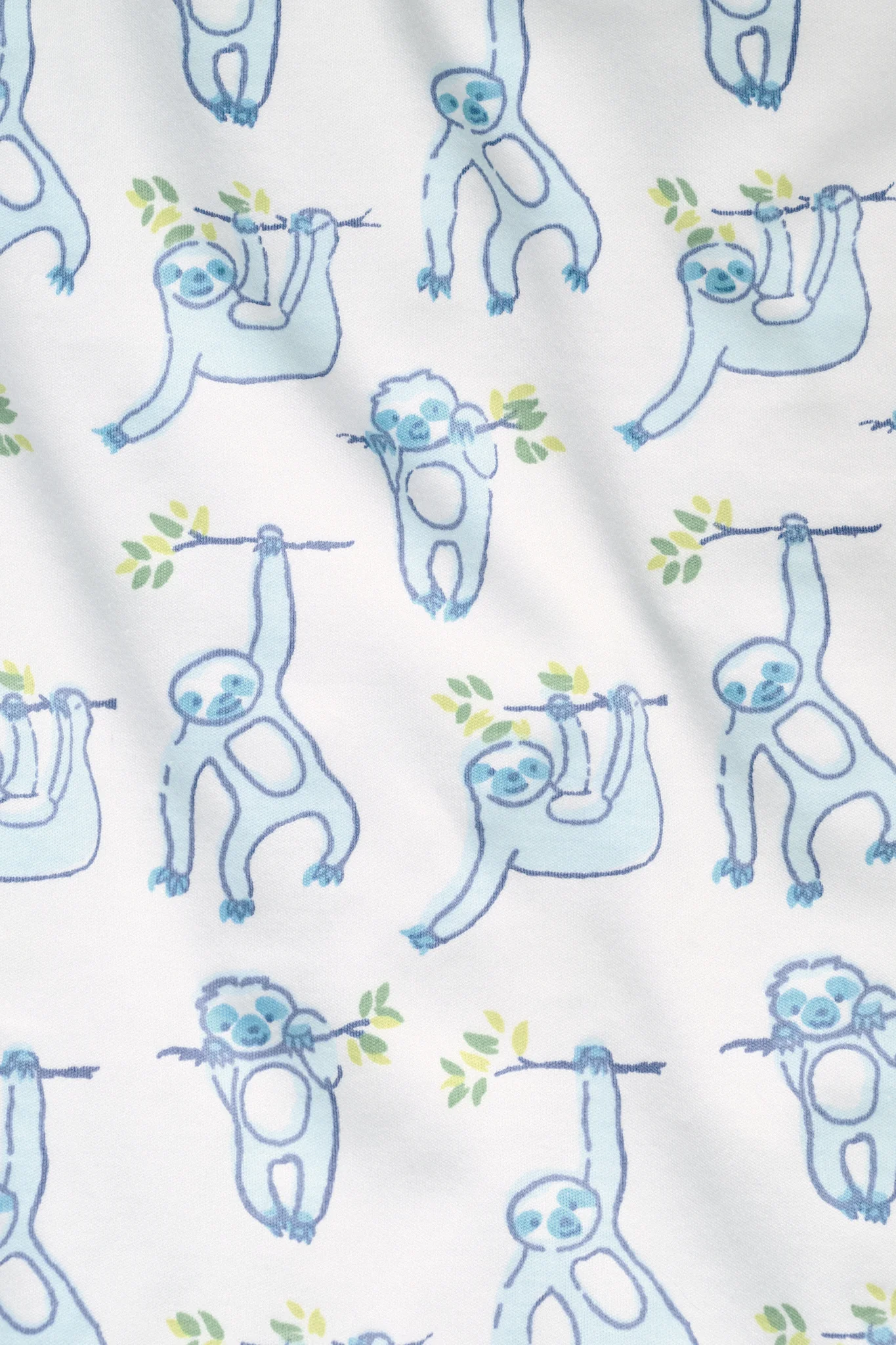 Infant Sleepy Sloth Zipper Footie - Image 3