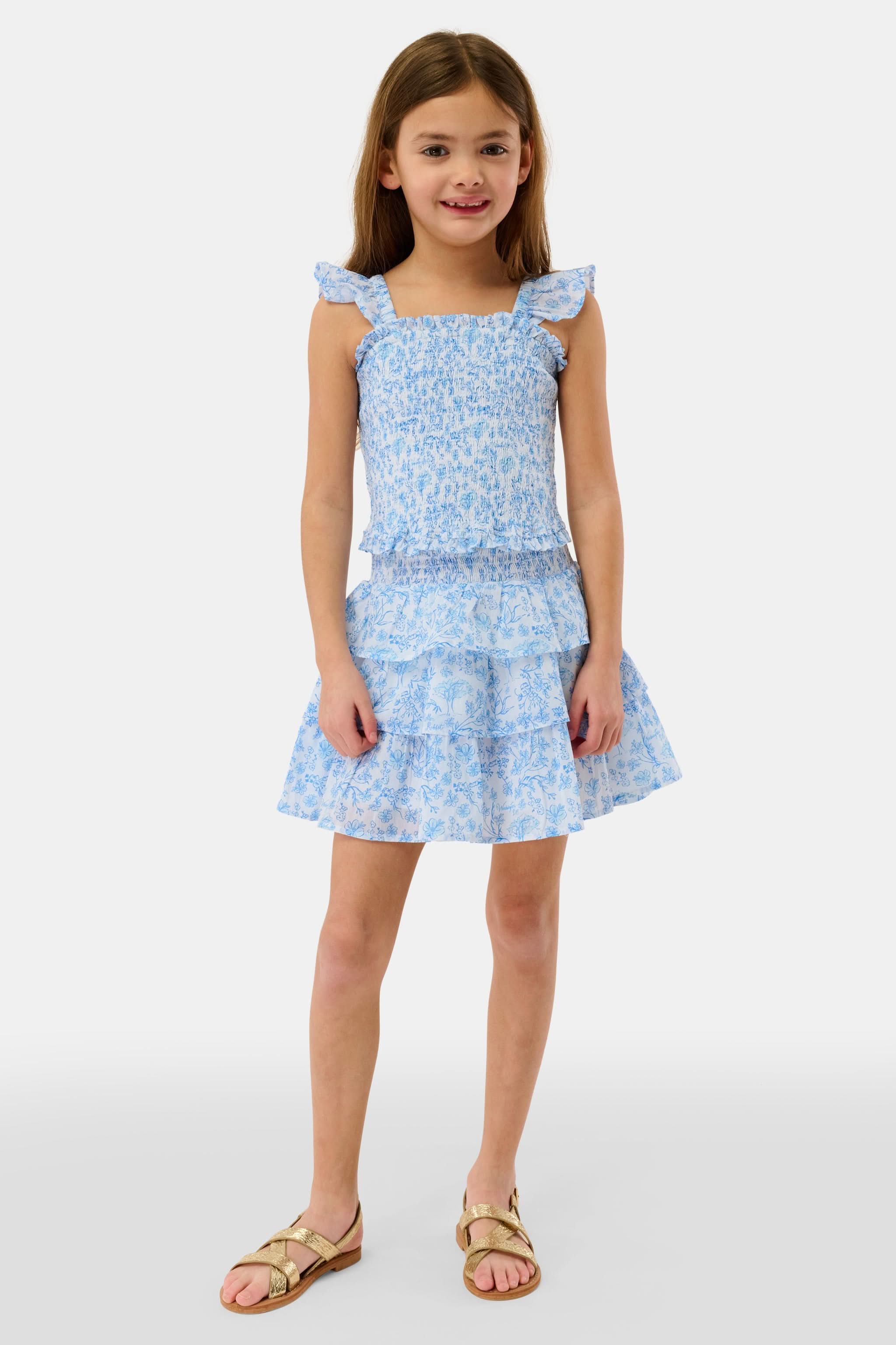 Kids Cherry Blossom Toile Tory Top - Image 2