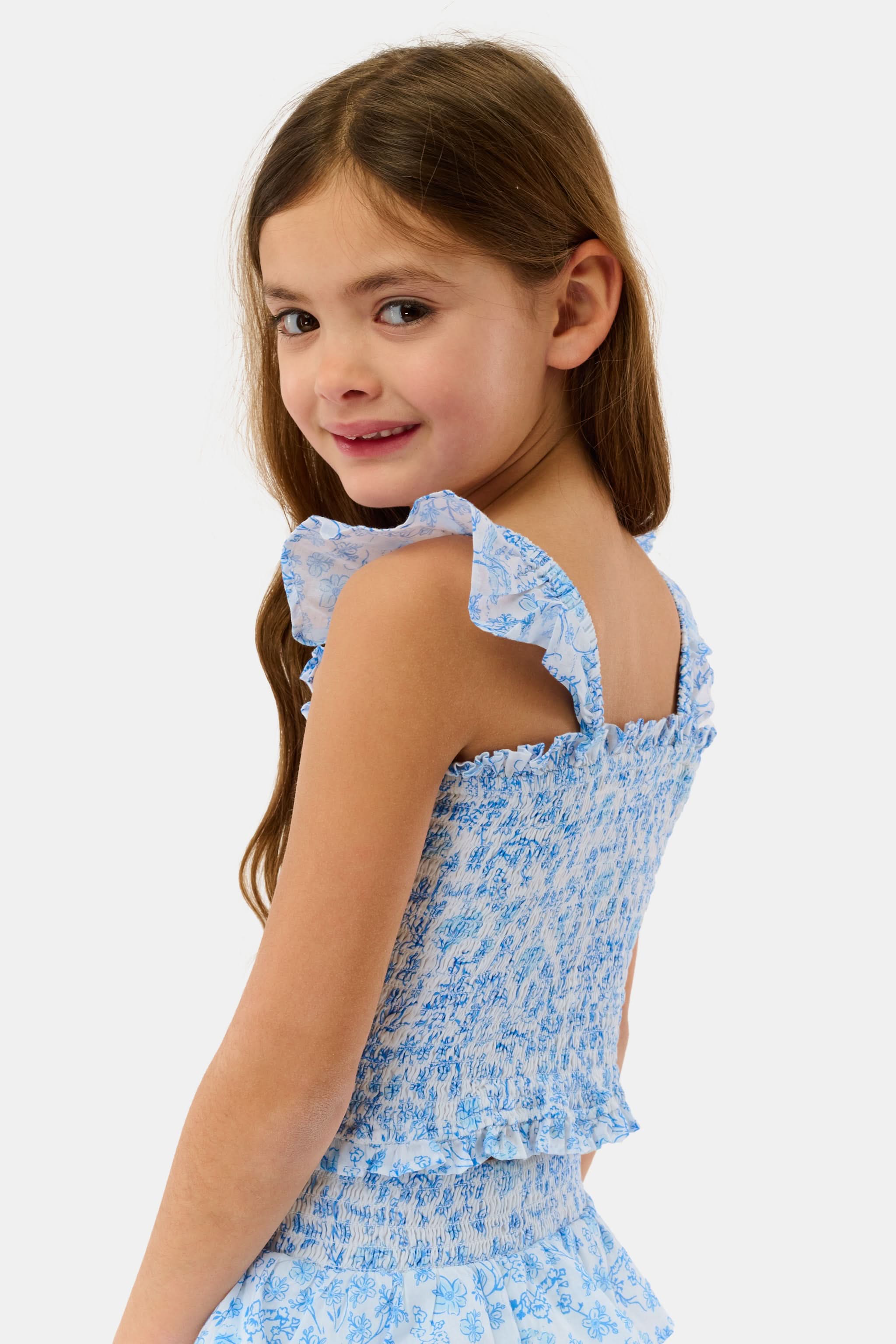 Kids Cherry Blossom Toile Tory Top - Image 3