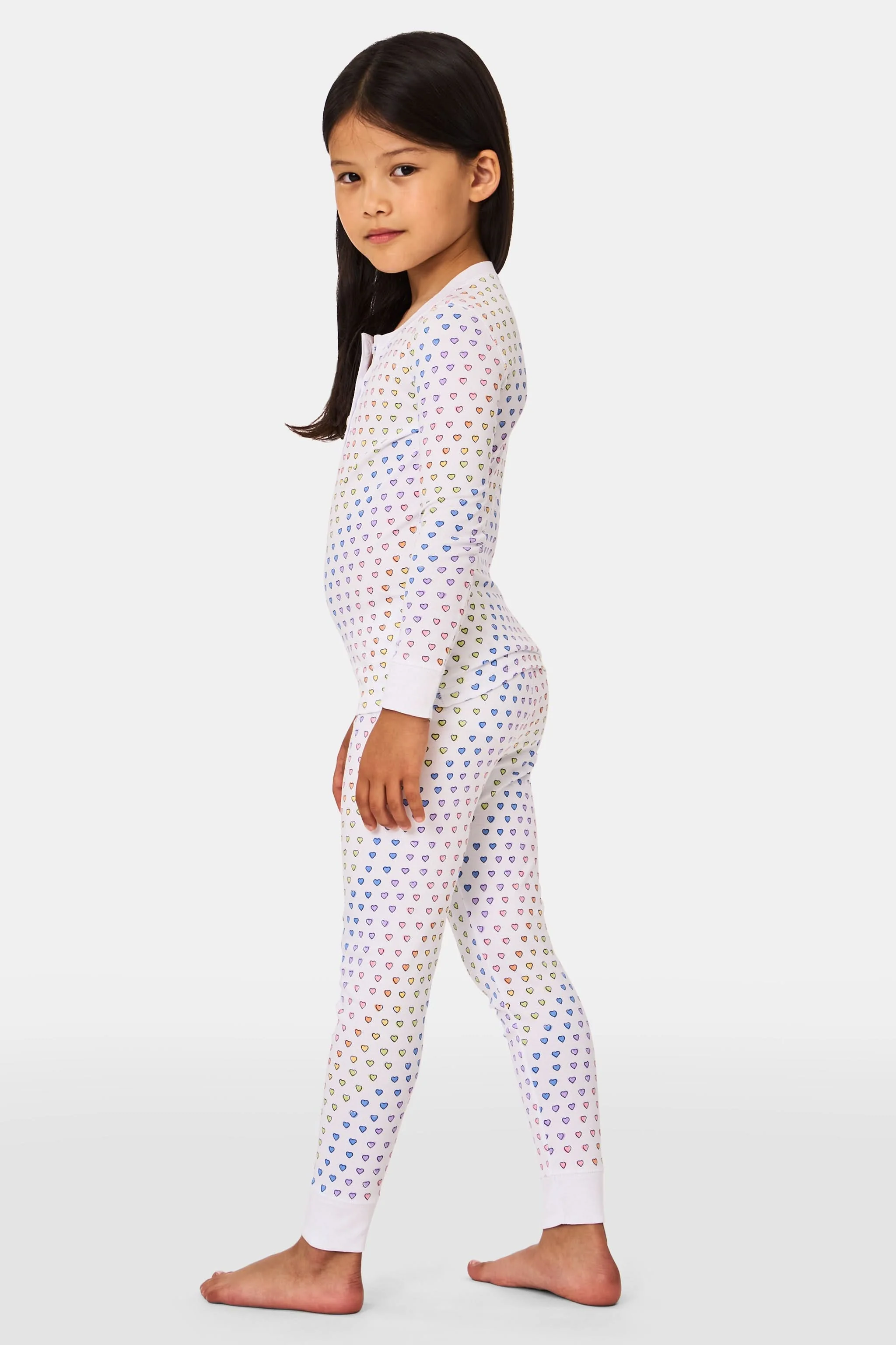 Kids Disco Hearts Pajamas - Image 4