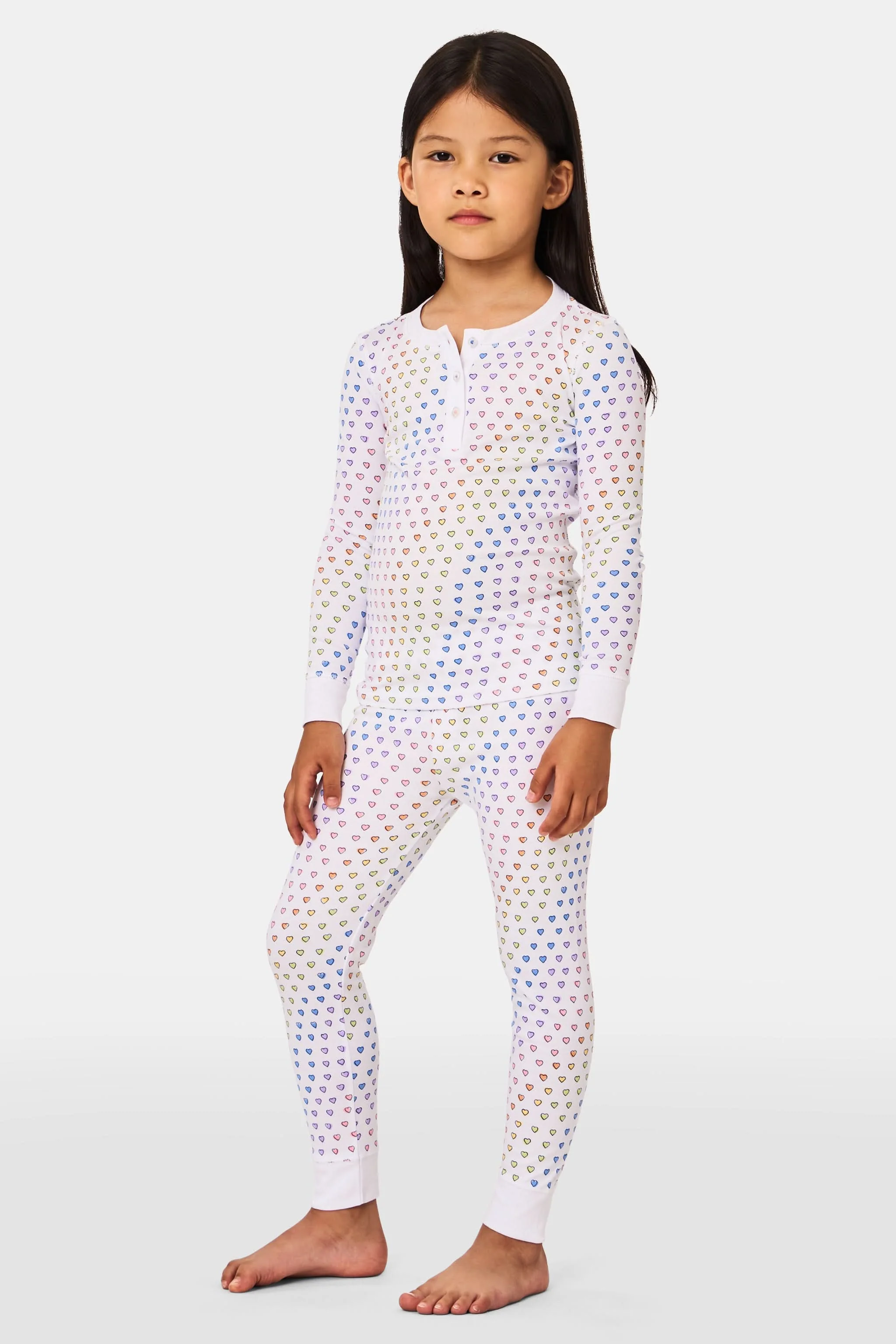 Kids Disco Hearts Pajamas - Image 6