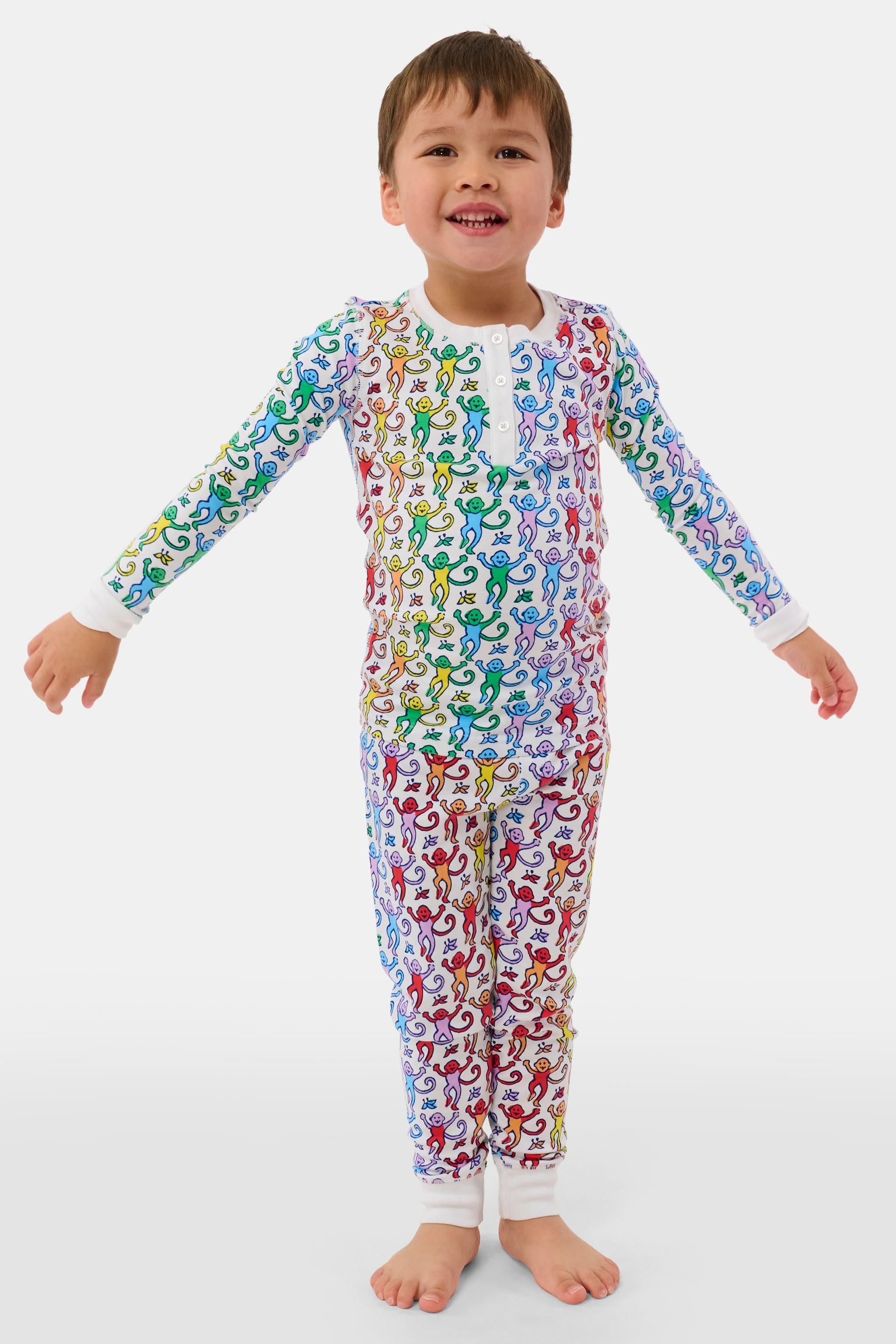 Kids Disco Monkey Pajamas