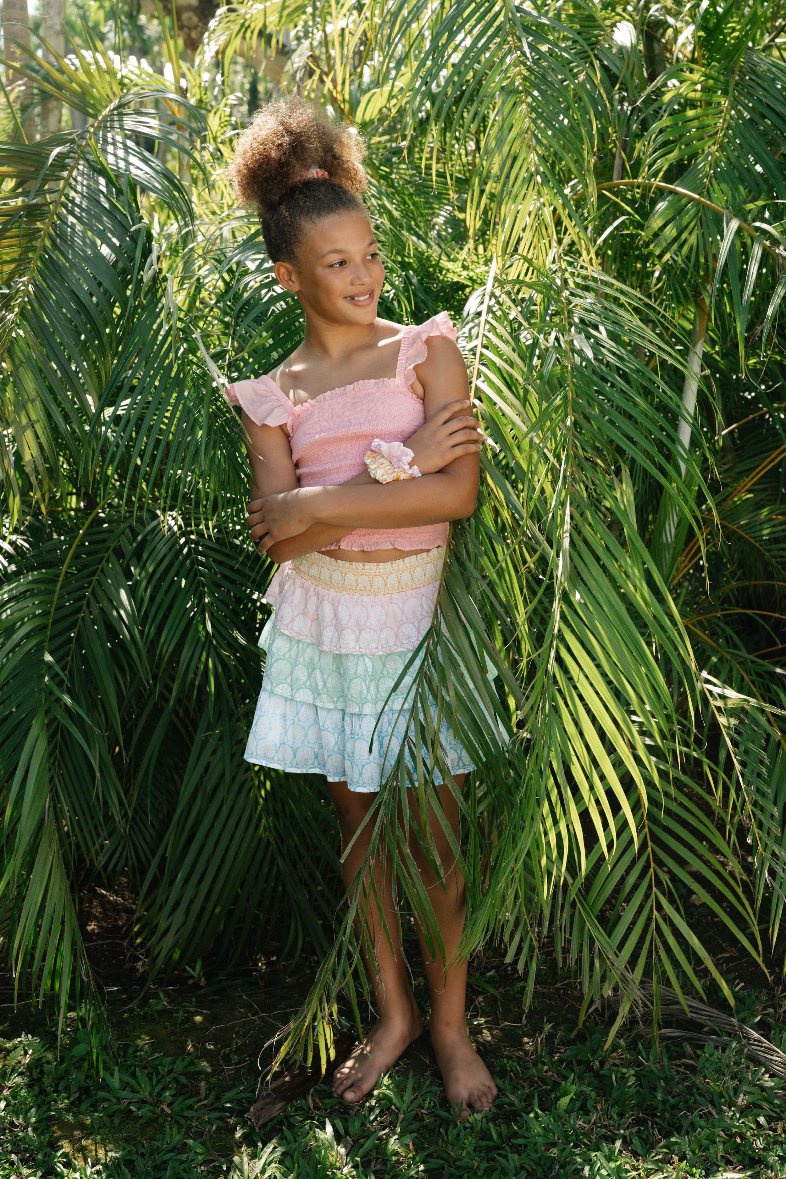 Kids Fan Geo Sami Skirt - Image 2