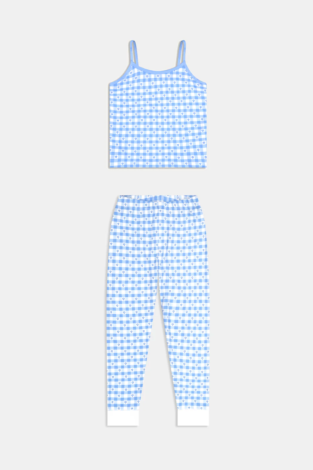 Kids Gingham Hearts Campbell Set - Image 2