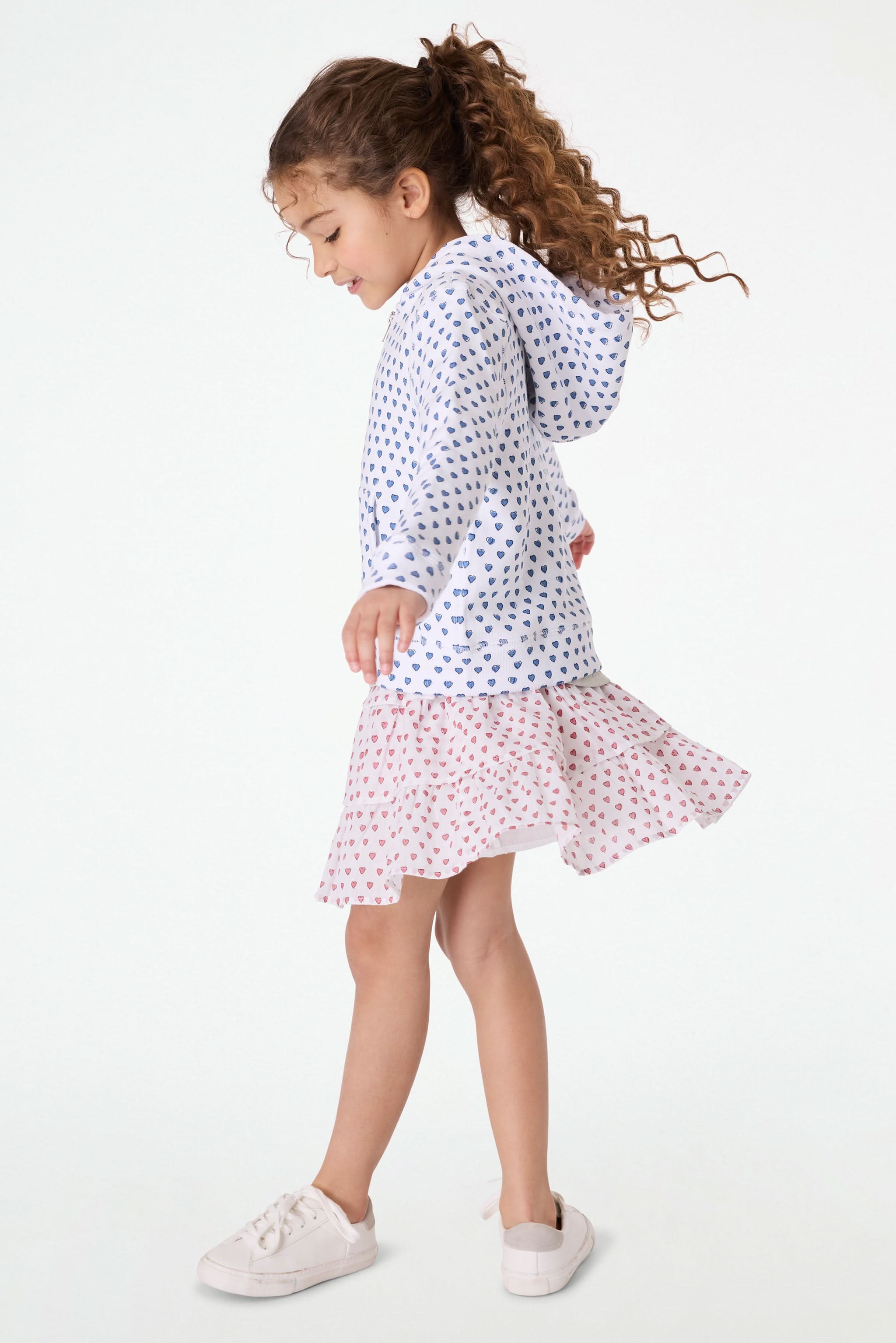 Kids Hearts Harley Hoodie - Image 4