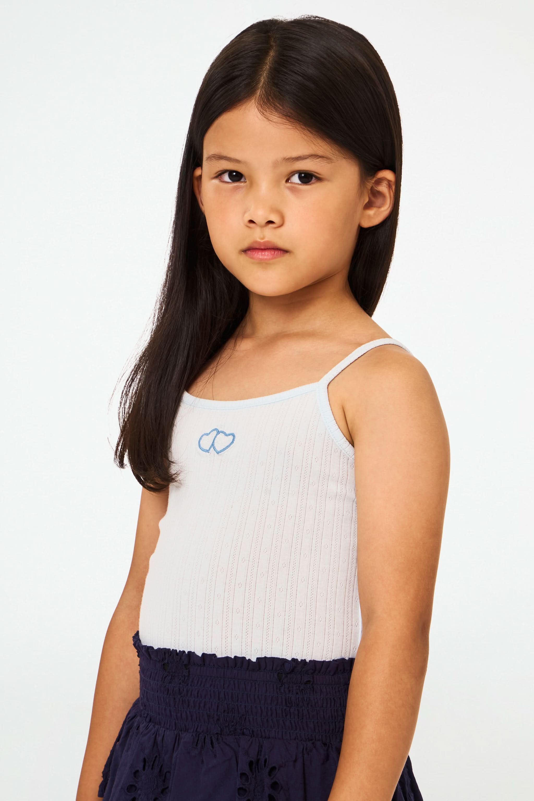 Kids Hearts Pointelle Bridget Cami - Image 3