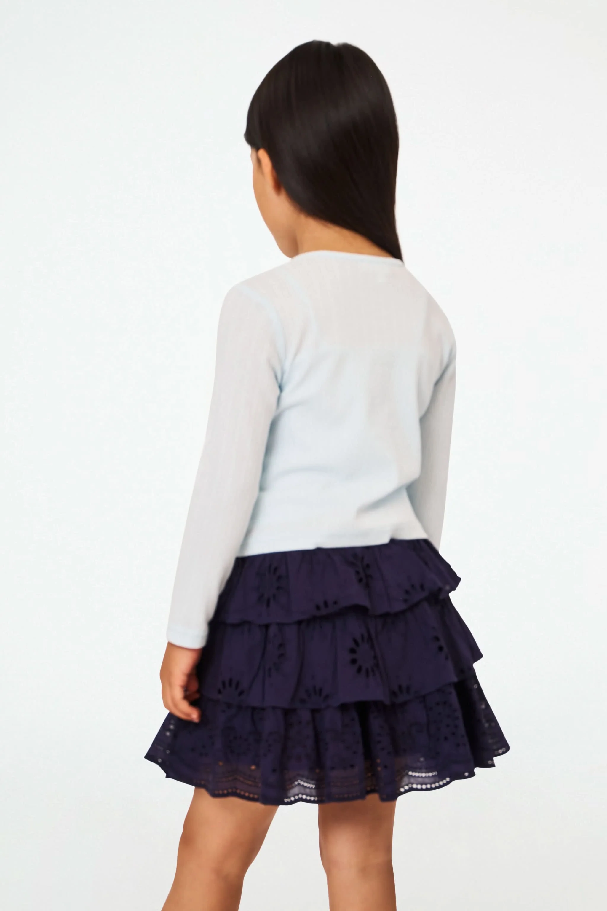 Kids Hearts Pointelle Heidi Cardigan - Image 5