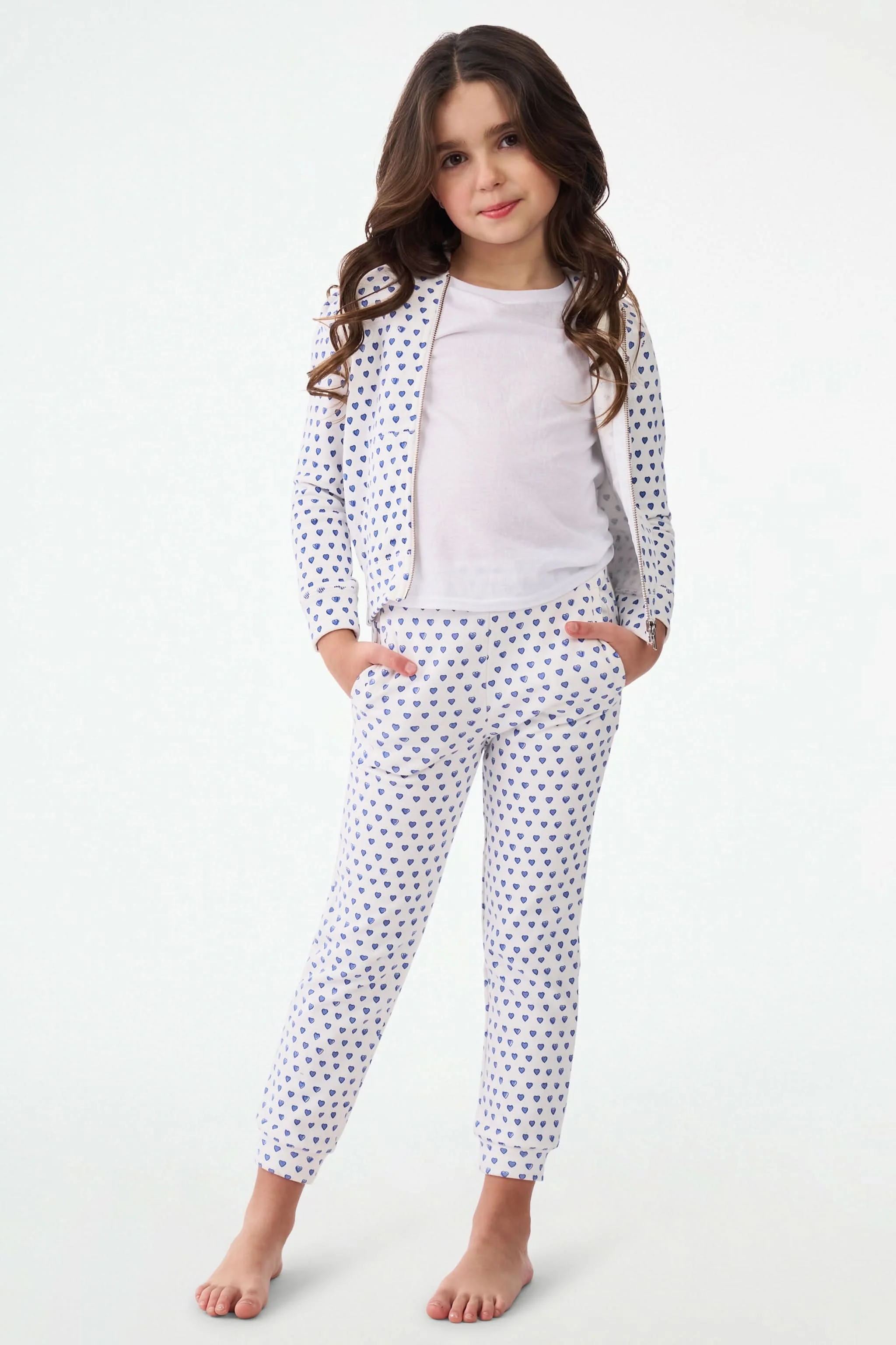 Kids Hearts Sweatpants - Image 5