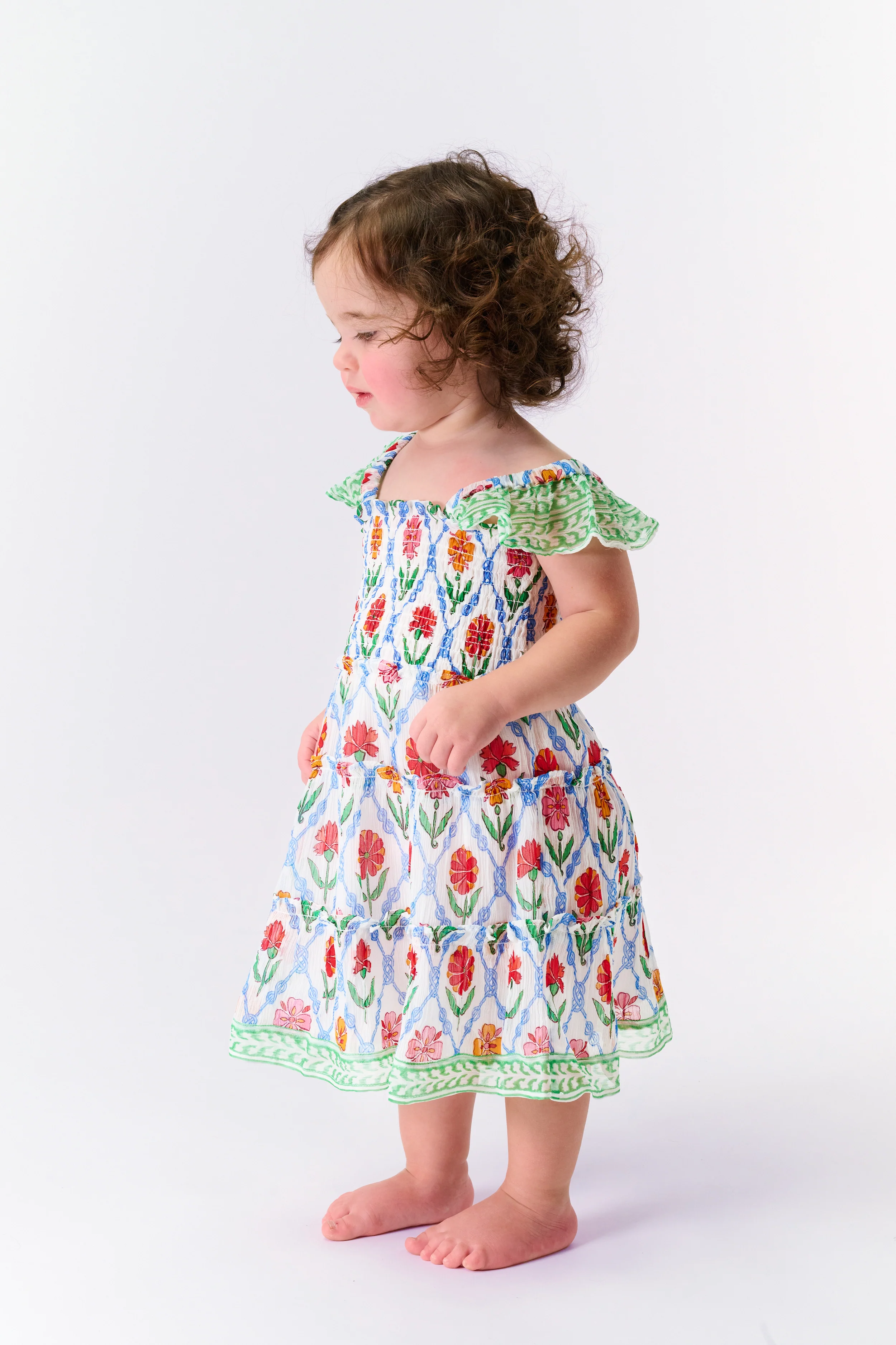 Kids Infinity Floral Ceri Dress - Image 2