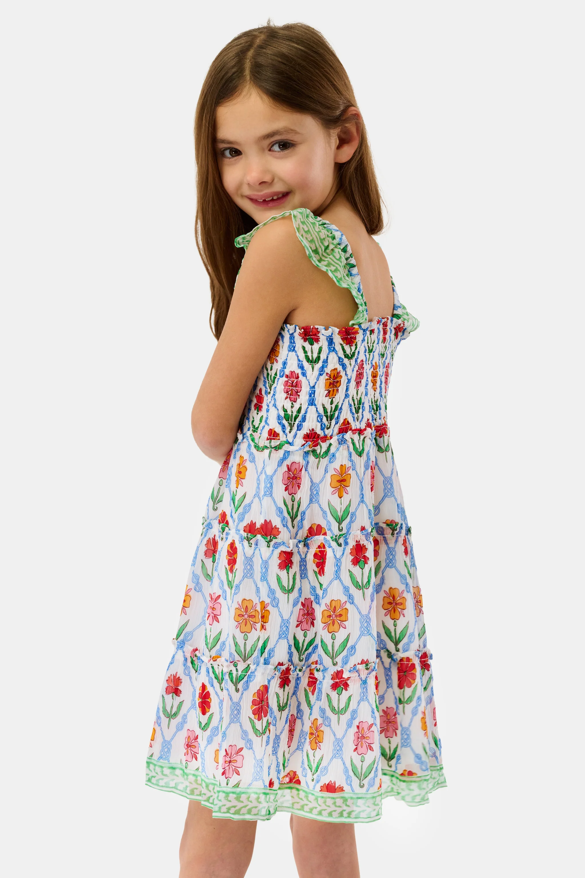 Kids Infinity Floral Ceri Dress - Image 3