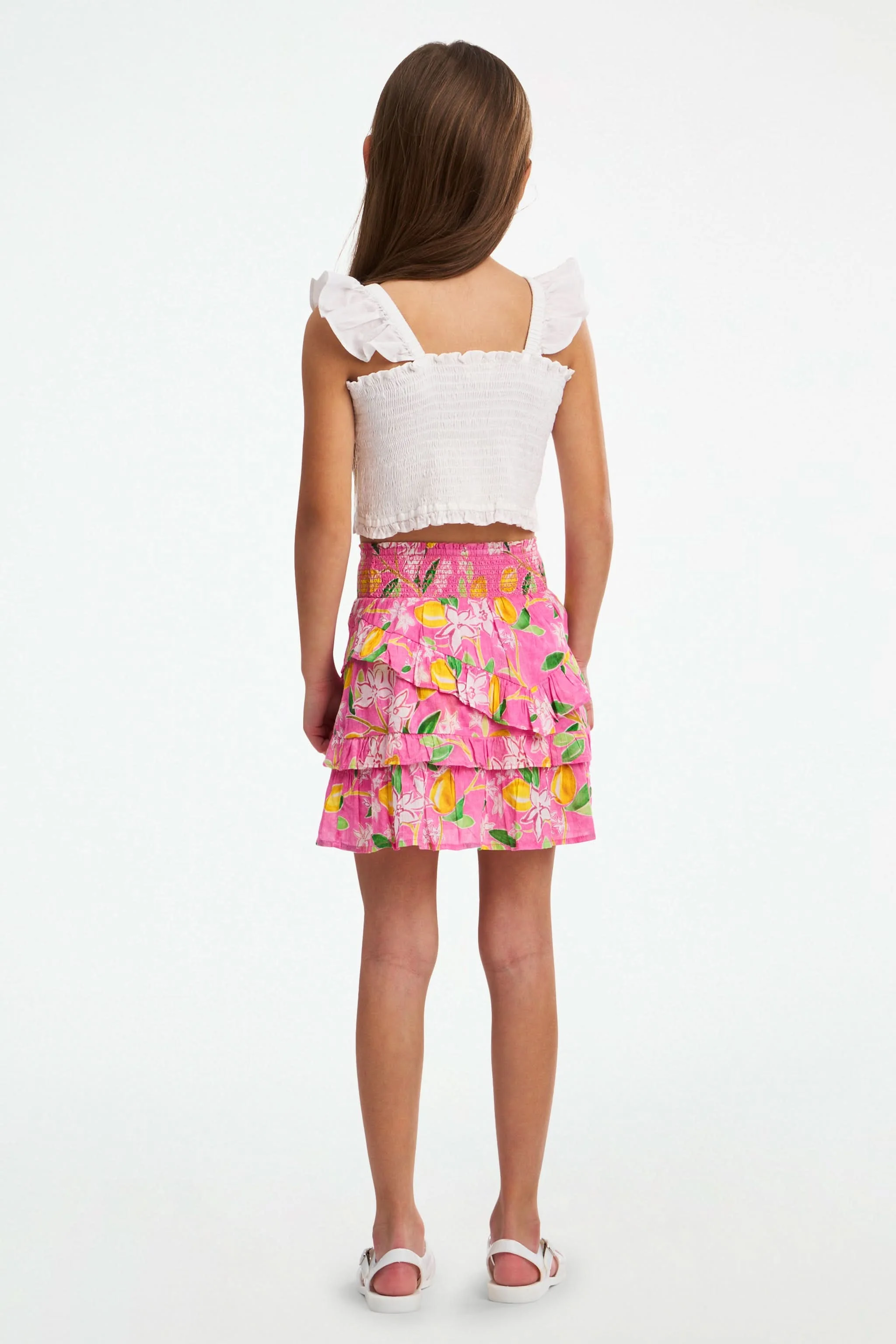 Kids Lemon Blossom Bibi Skirt - Image 5
