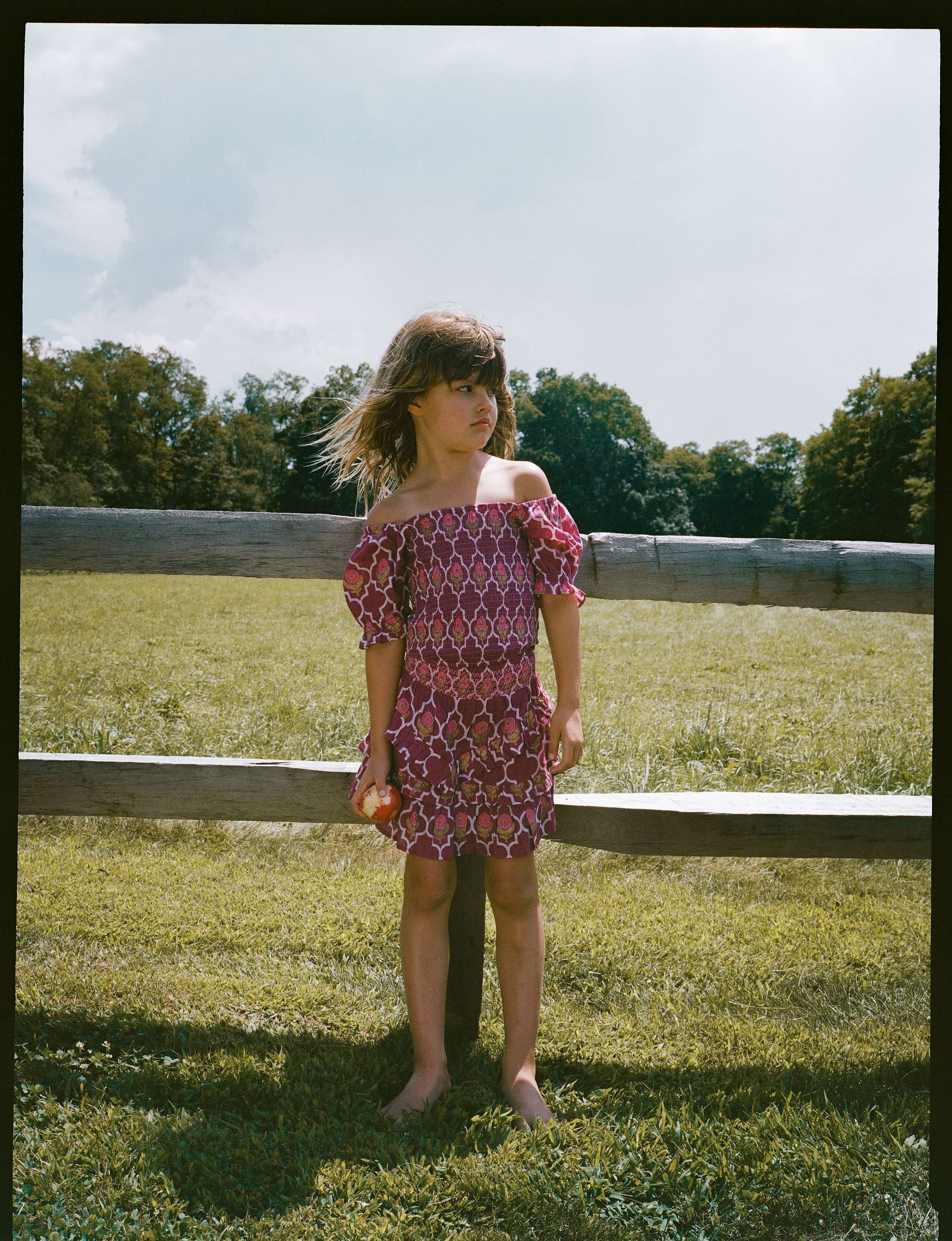 Kids Marquis Floral Bibi Skirt - Image 2