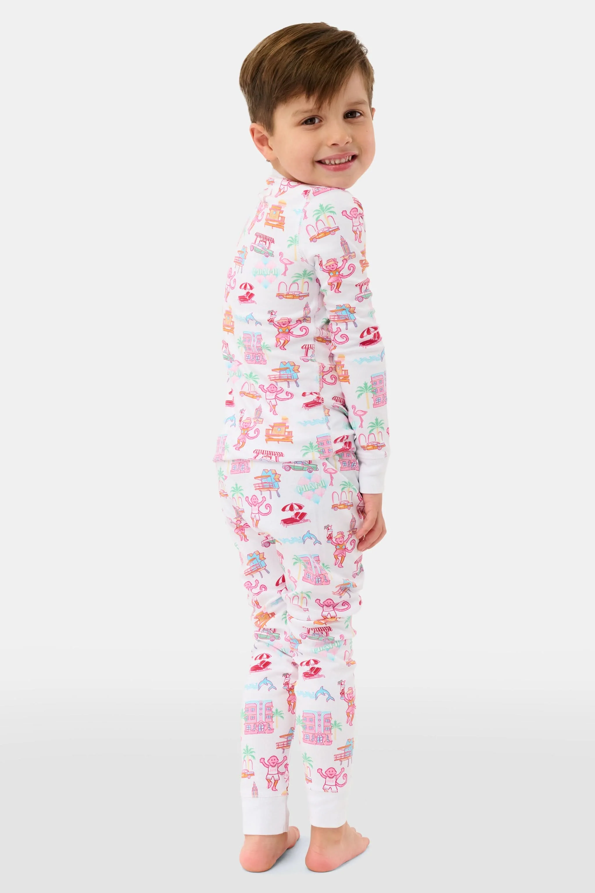Kids Miami Monkey Pajamas - Image 2