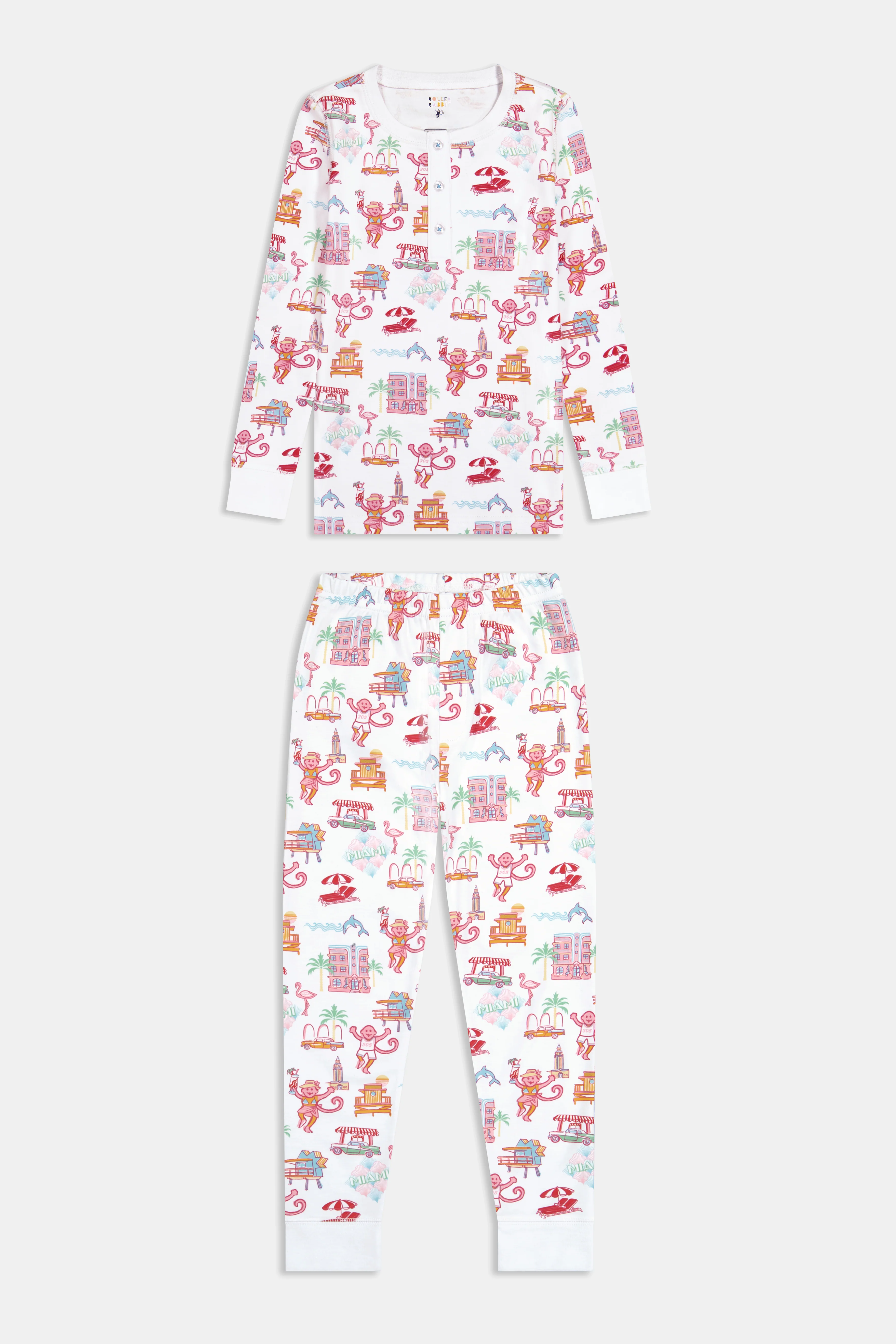 Kids Miami Monkey Pajamas - Image 4