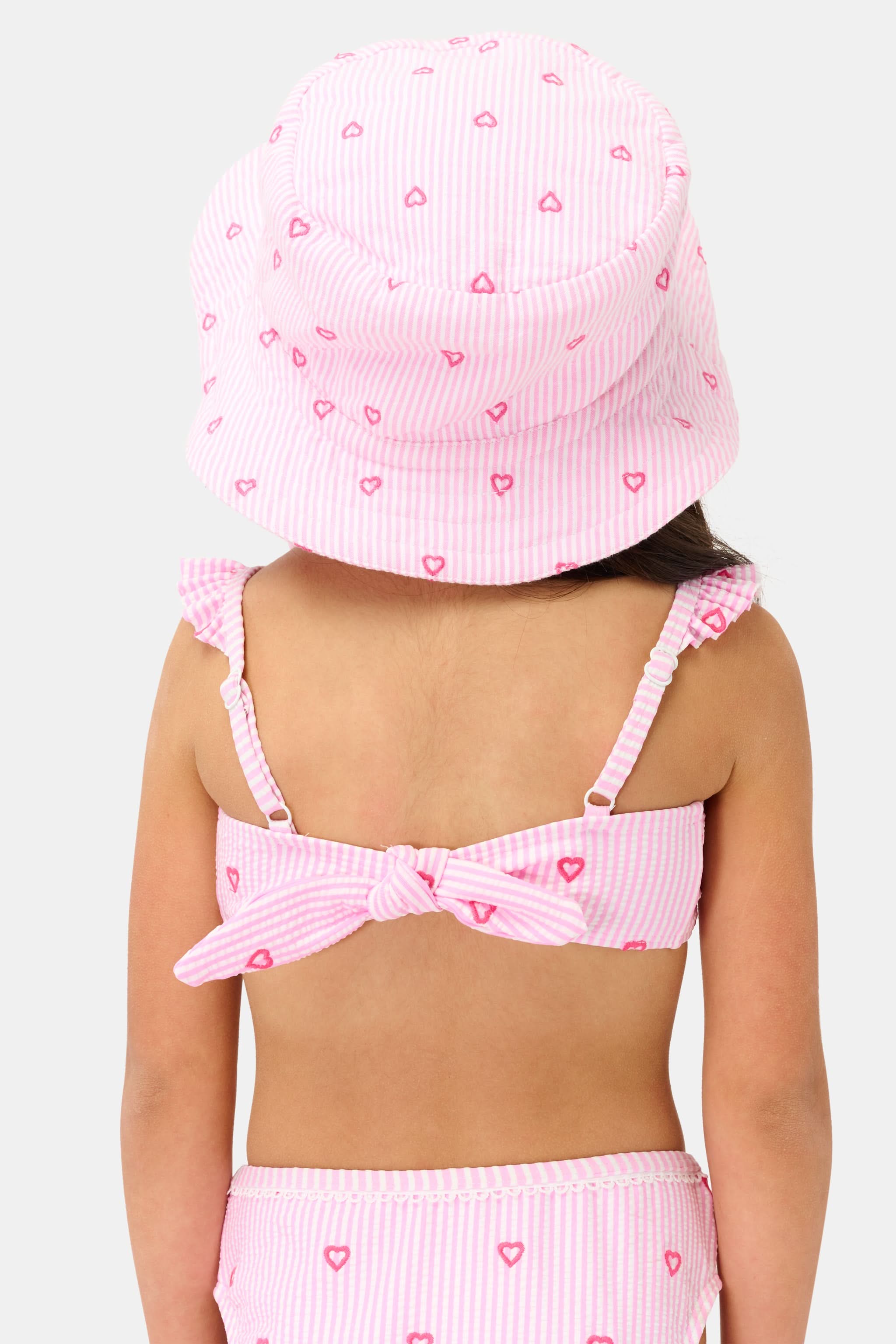 Kids Mini Hearts Bucket Hat - Image 3