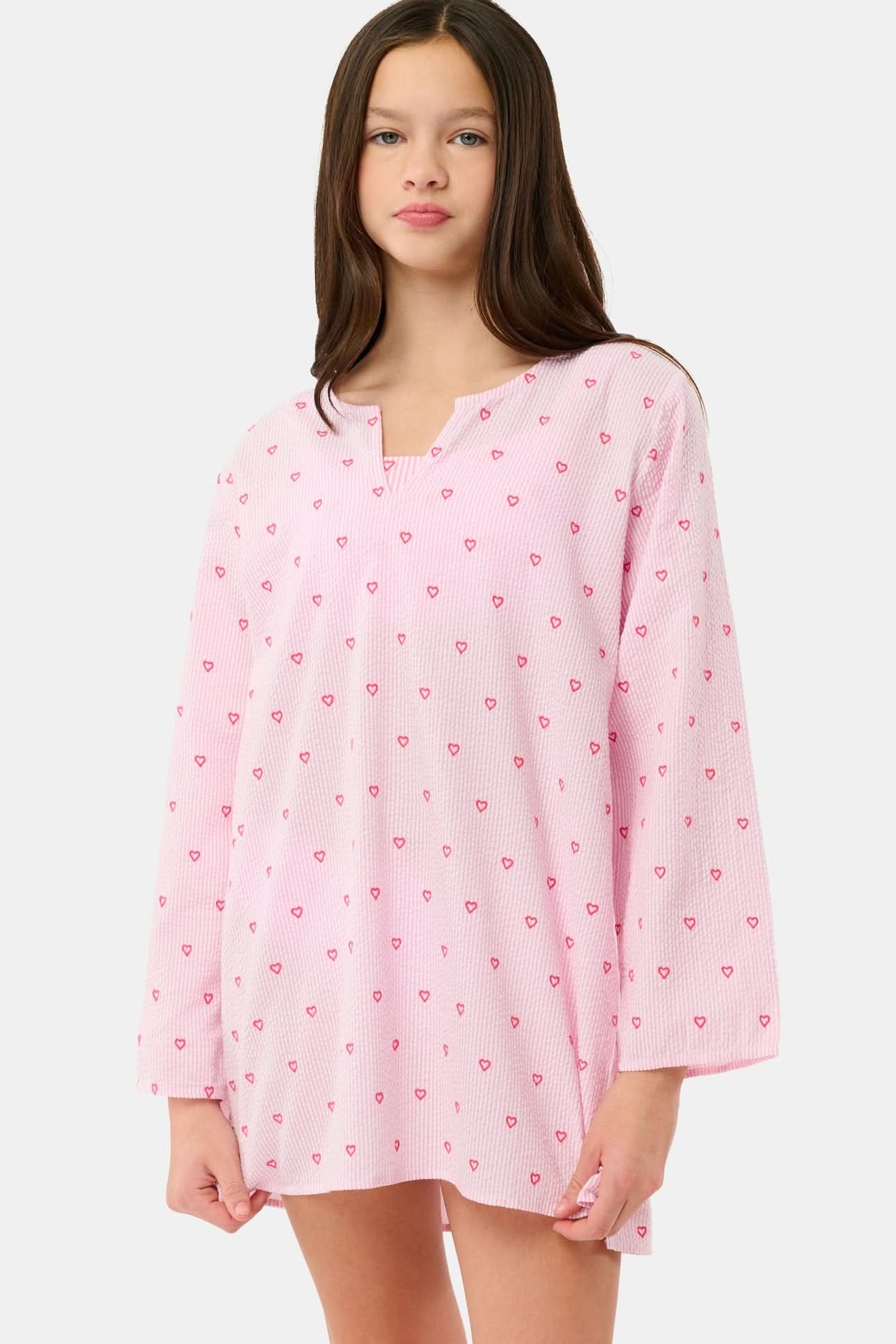 Kids Mini Hearts Kurta - Image 2