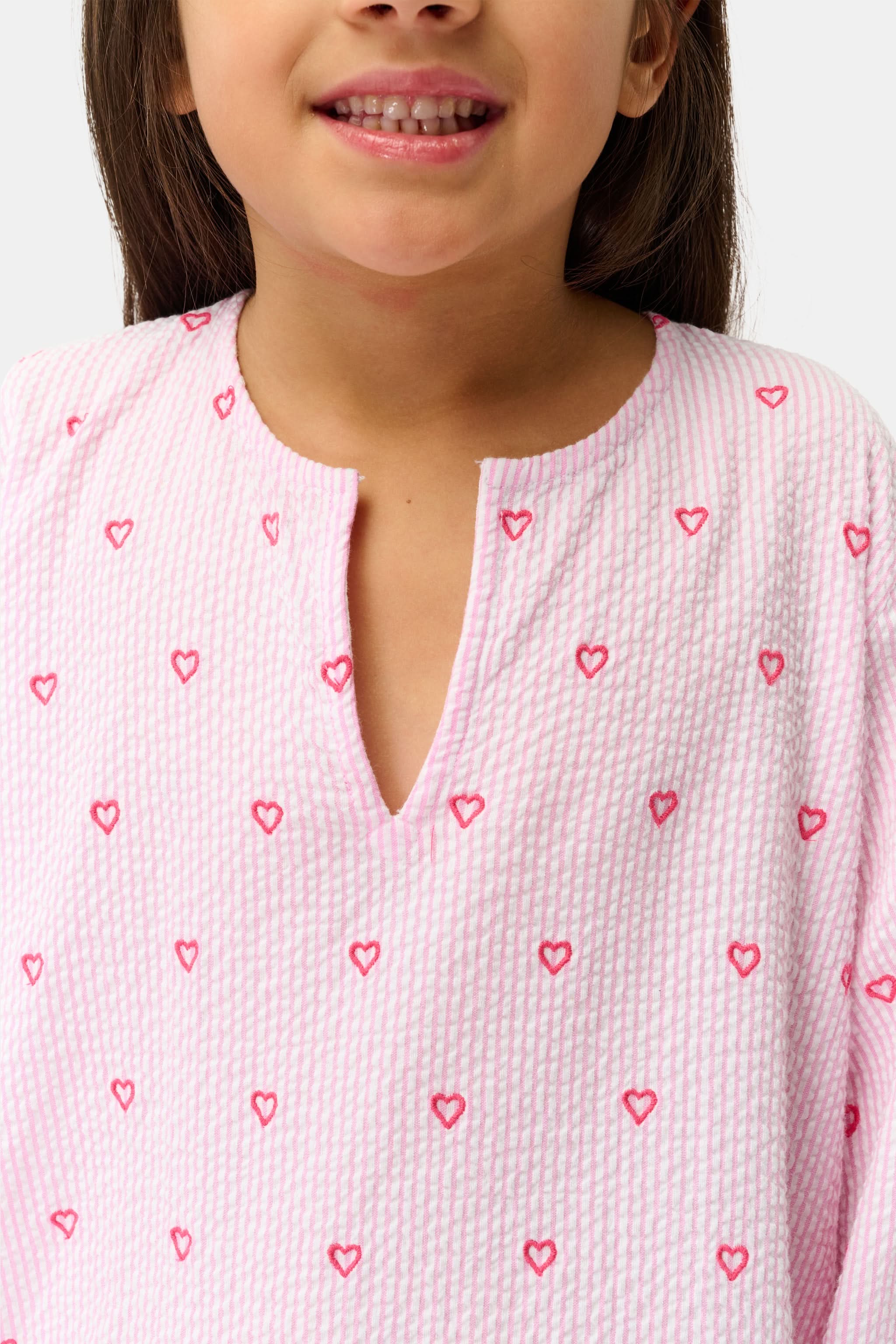 Kids Mini Hearts Kurta - Image 3